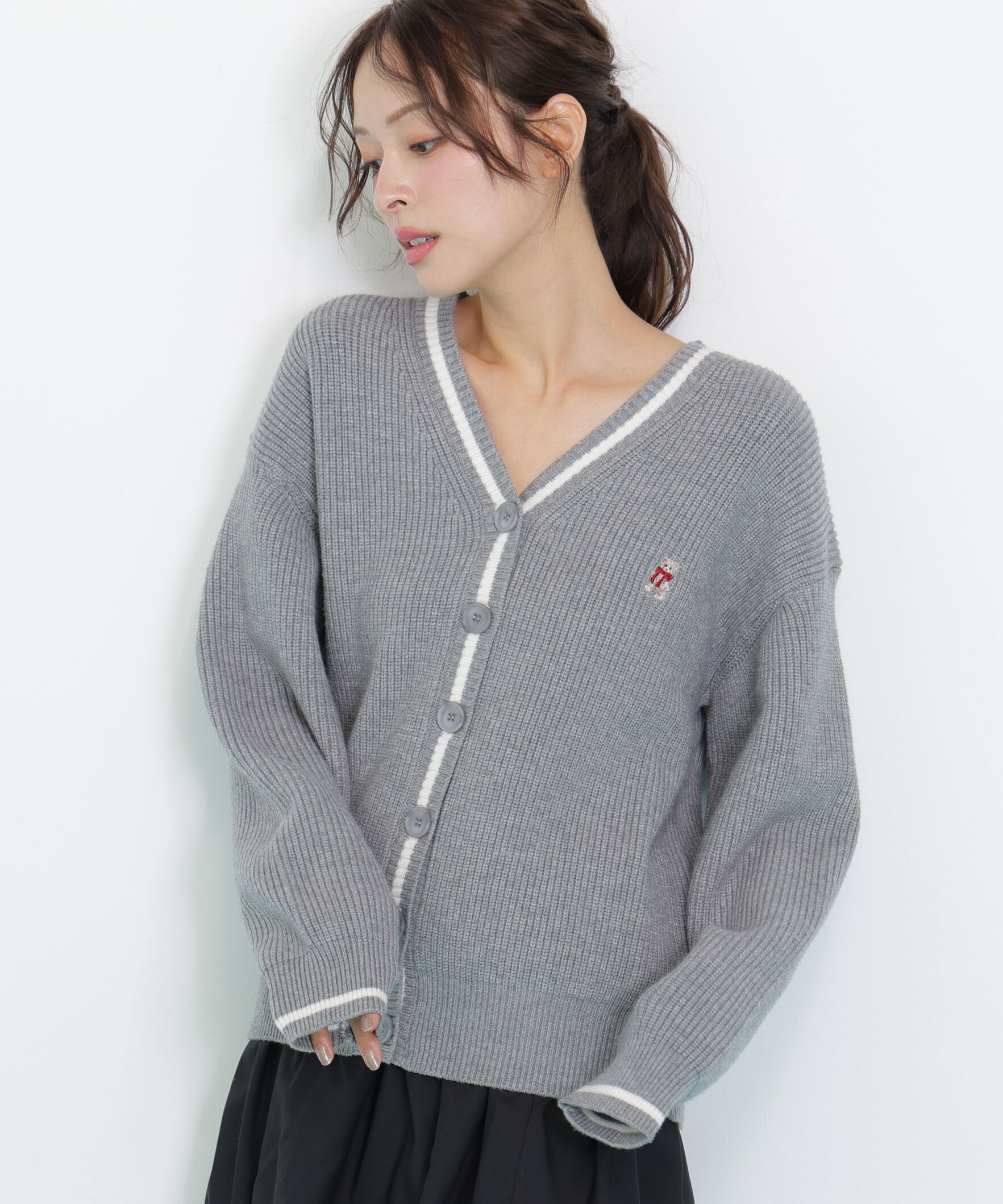  「＜ＢＥＡＲシリーズ＞カーディガンセットアップ」|ワンピース|