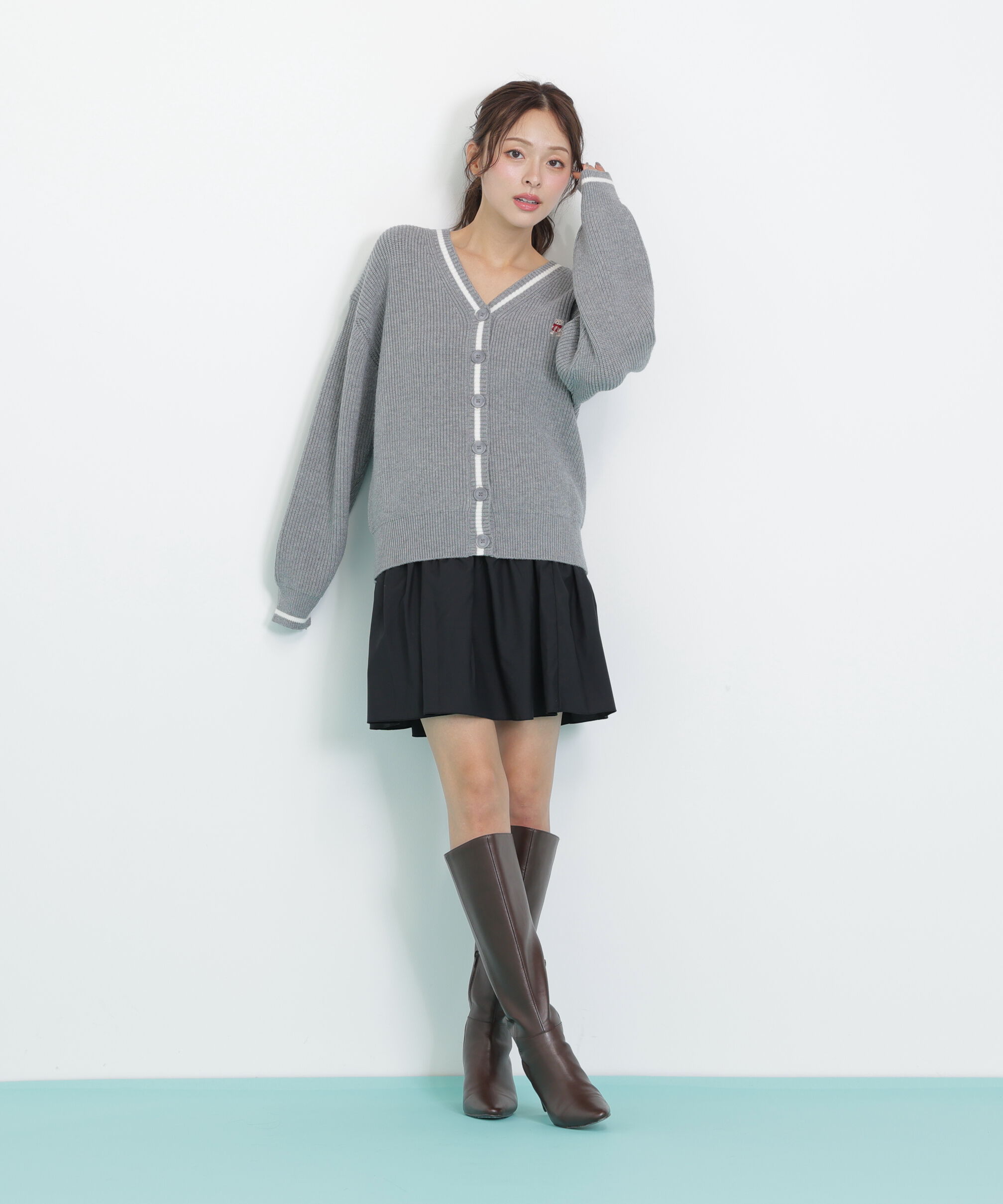  「＜ＢＥＡＲシリーズ＞カーディガンセットアップ」|ワンピース|