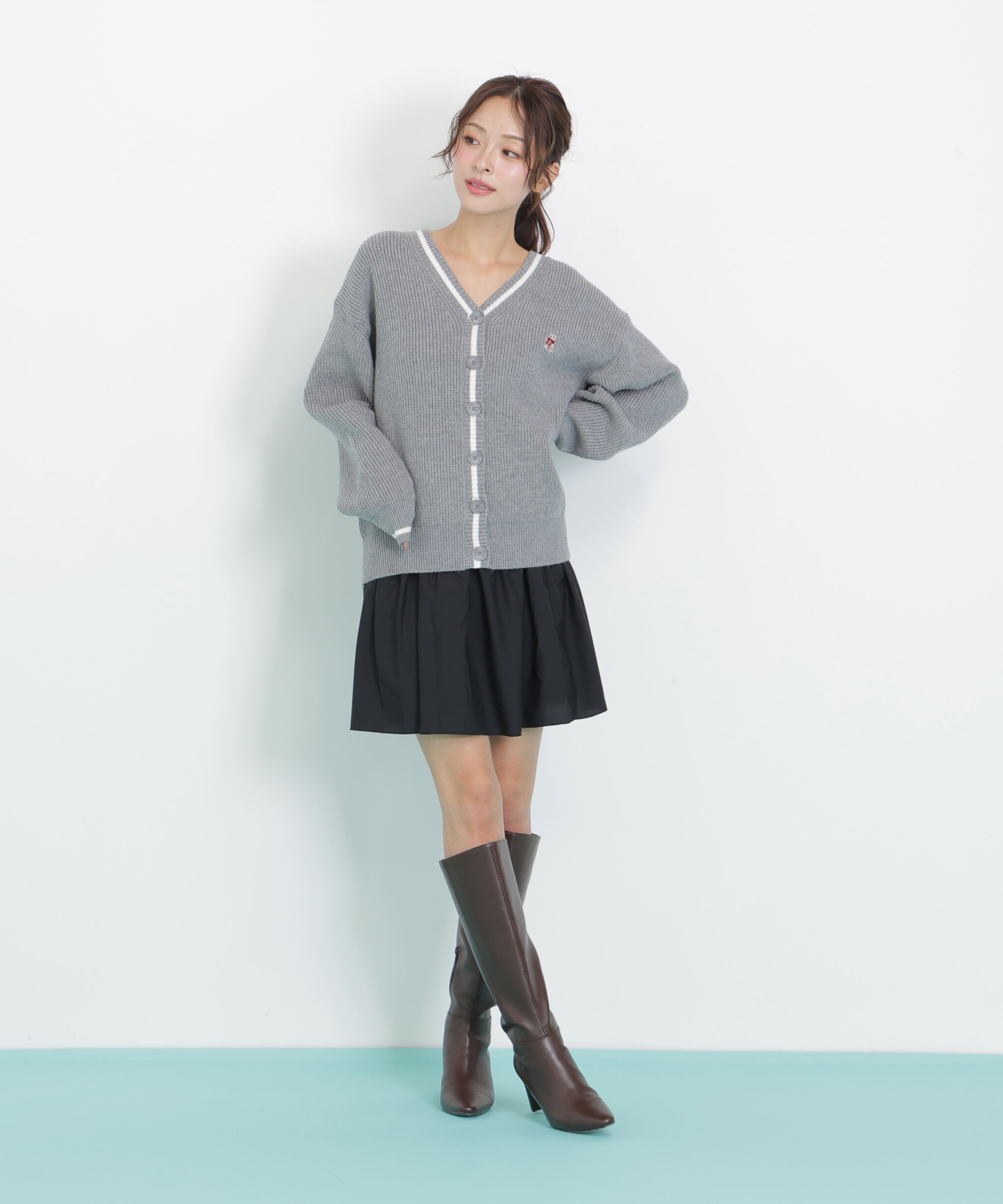  「＜ＢＥＡＲシリーズ＞カーディガンセットアップ」|ワンピース|