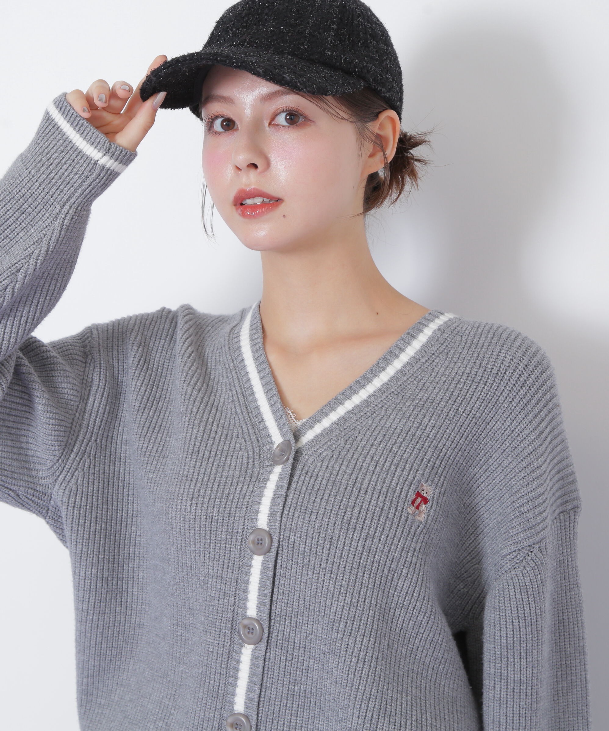  「＜ＢＥＡＲシリーズ＞カーディガンセットアップ」|ワンピース|