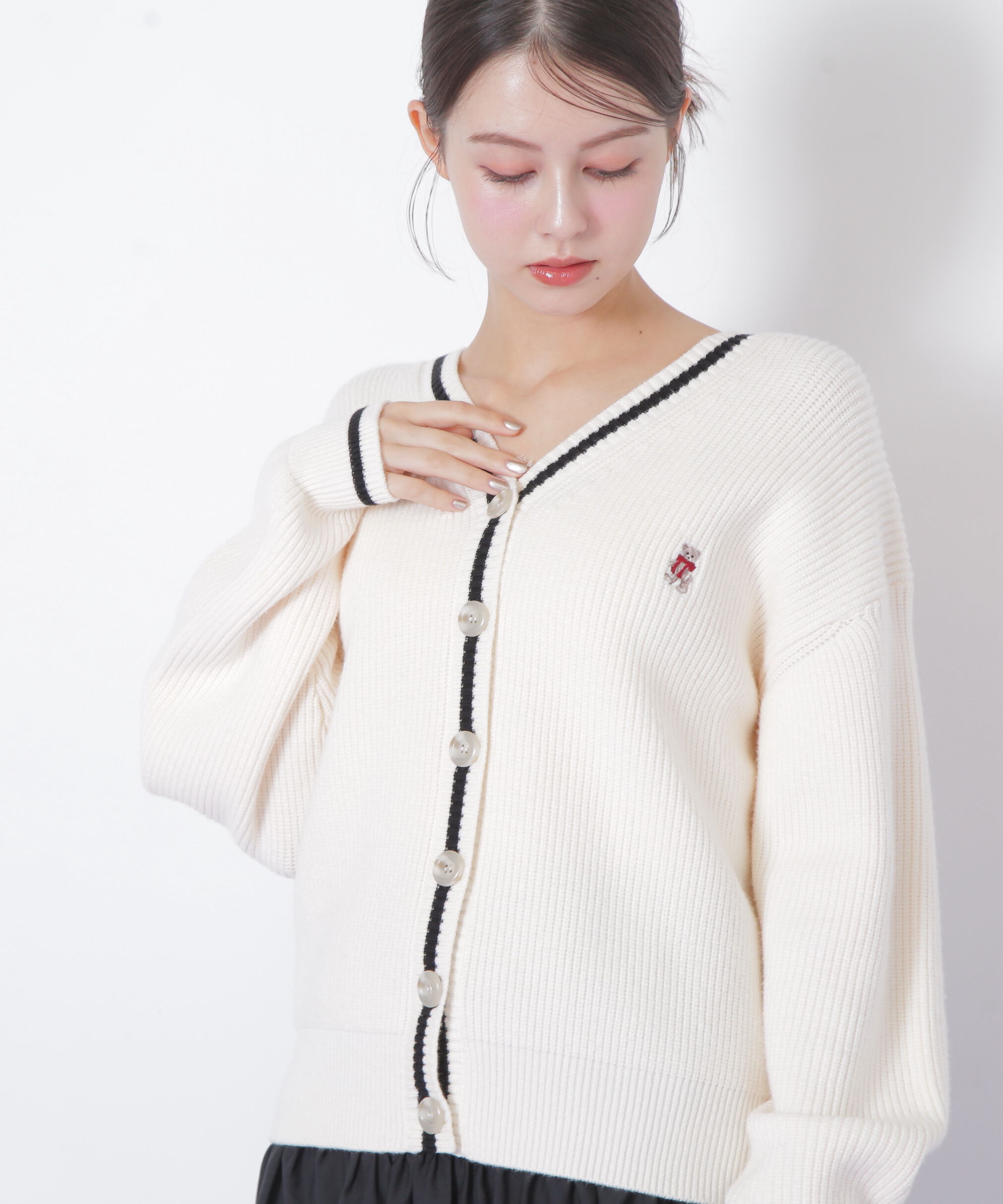  「＜ＢＥＡＲシリーズ＞カーディガンセットアップ」|ワンピース|