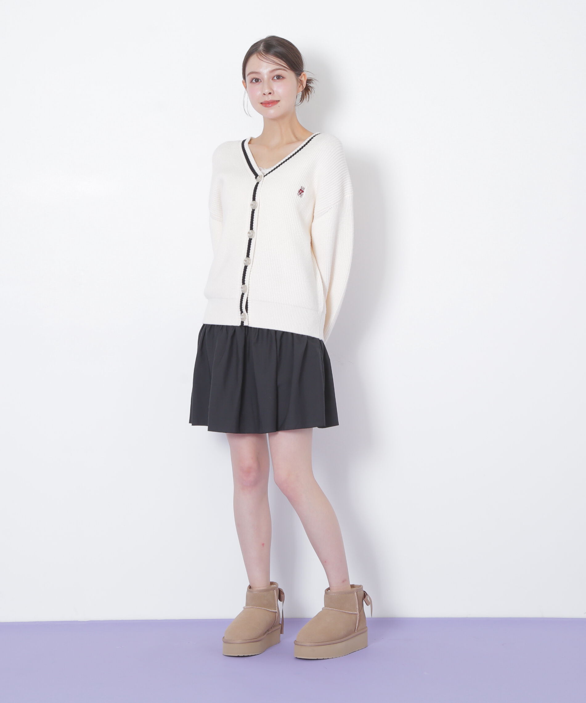  「＜ＢＥＡＲシリーズ＞カーディガンセットアップ」|ワンピース|