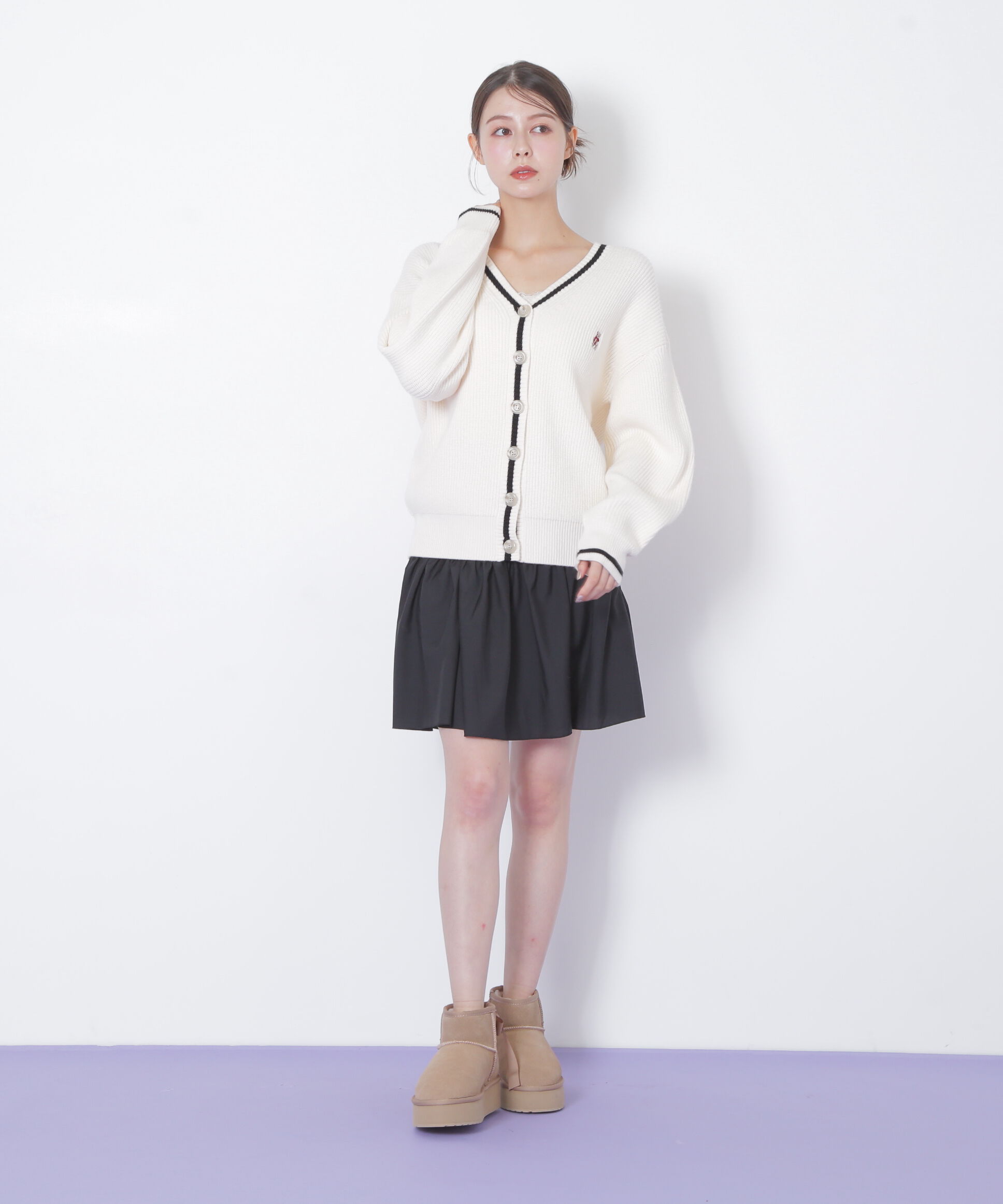  「＜ＢＥＡＲシリーズ＞カーディガンセットアップ」|ワンピース|