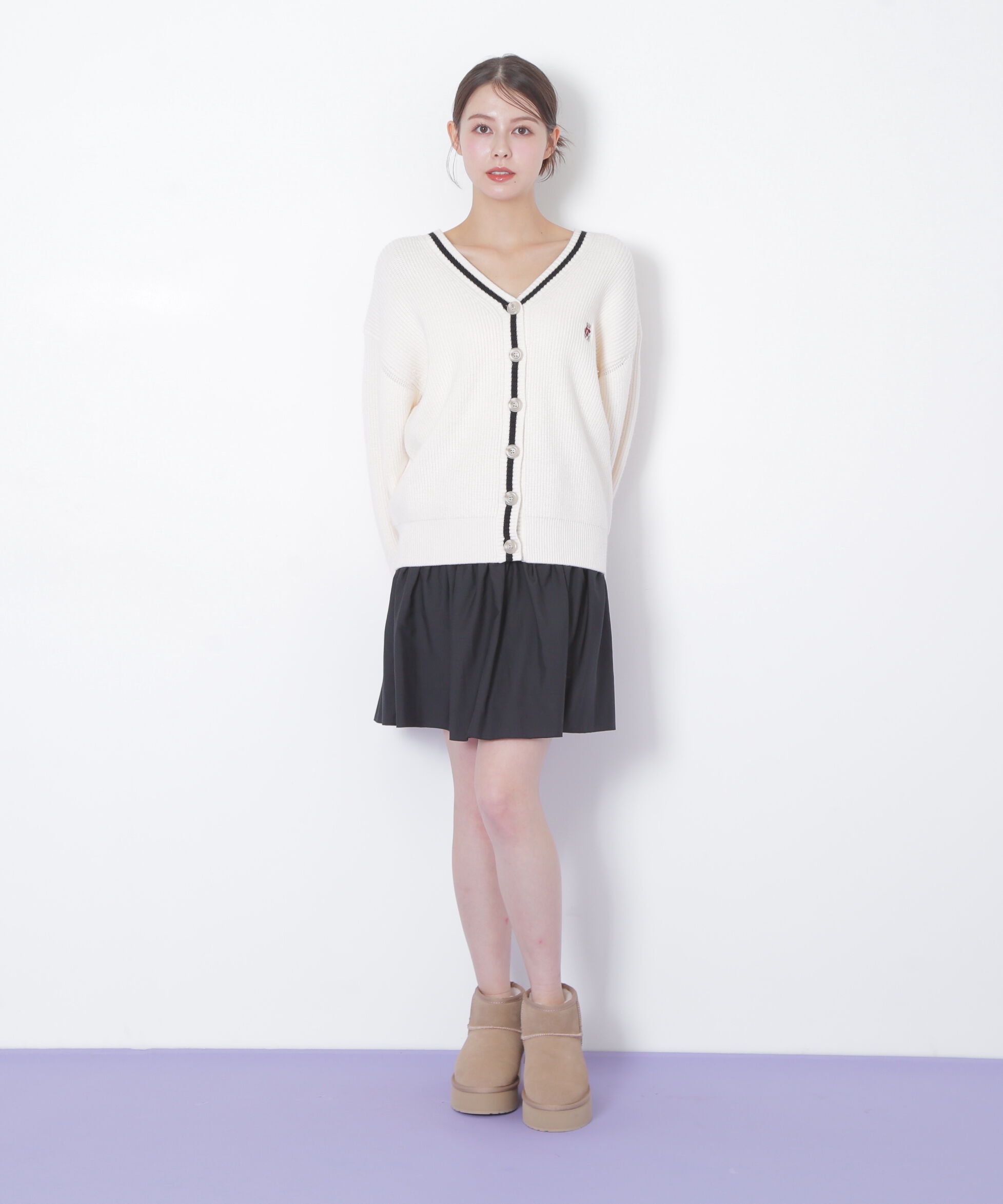  「＜ＢＥＡＲシリーズ＞カーディガンセットアップ」|ワンピース|