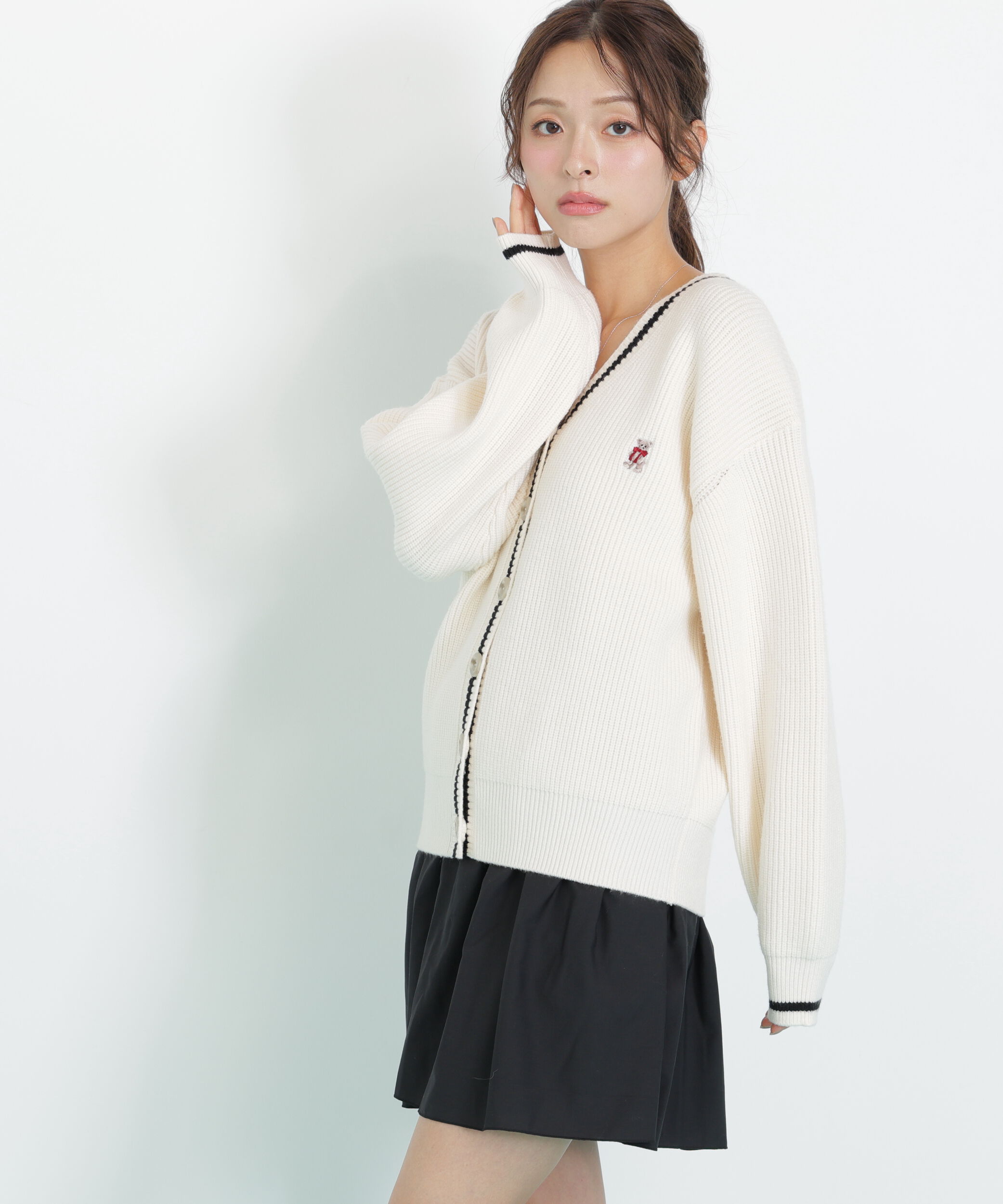  「＜ＢＥＡＲシリーズ＞カーディガンセットアップ」|ワンピース|