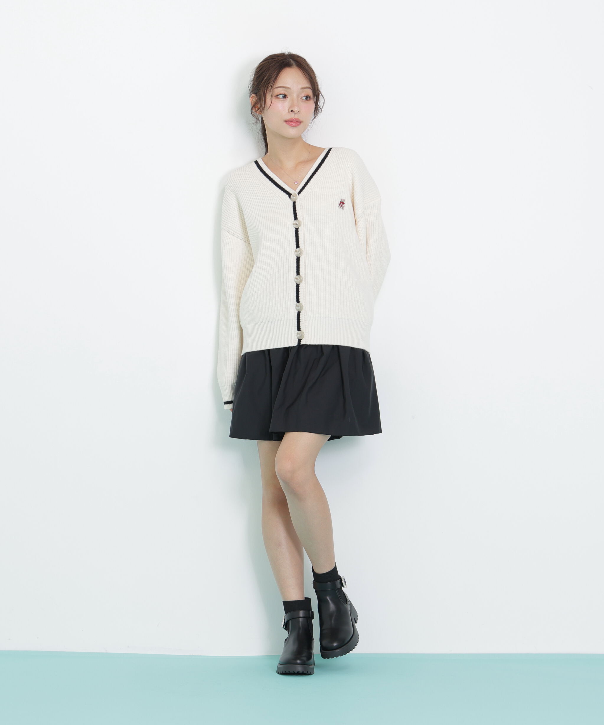  「＜ＢＥＡＲシリーズ＞カーディガンセットアップ」|ワンピース|