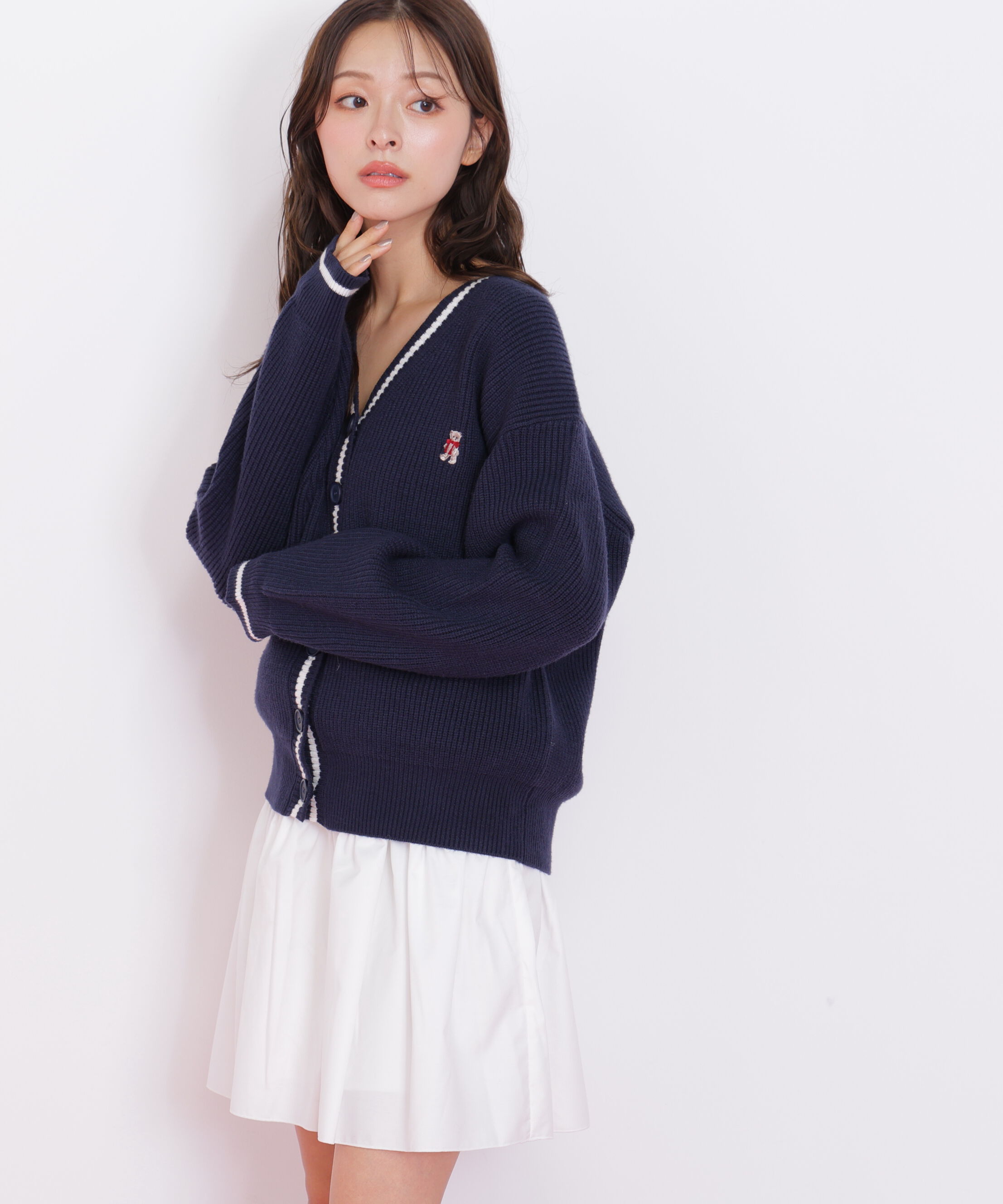  「＜ＢＥＡＲシリーズ＞カーディガンセットアップ」|ワンピース|