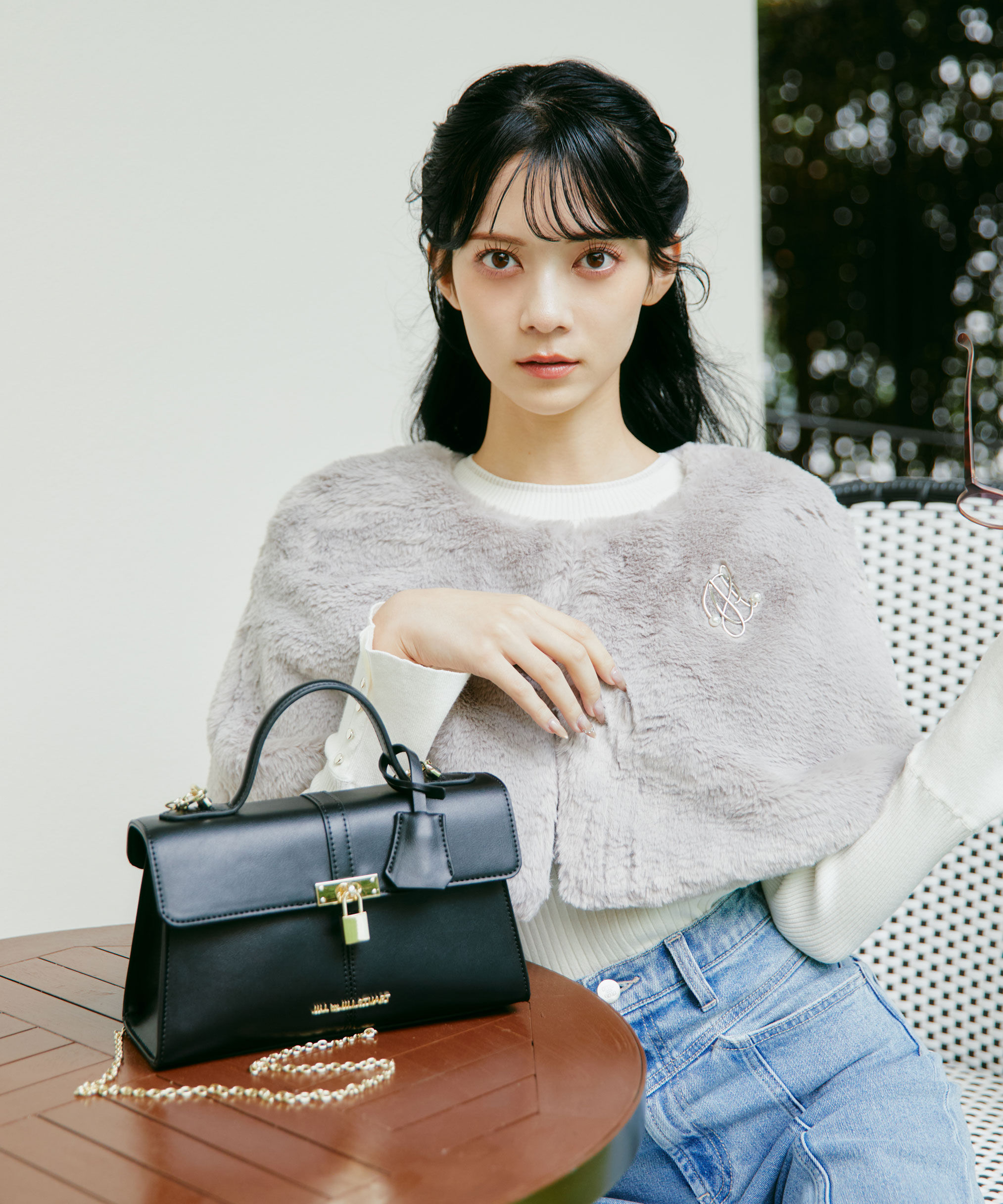  「＜ｍｉｋｕさんコラボ＞フェイクファーケープ」|その他|