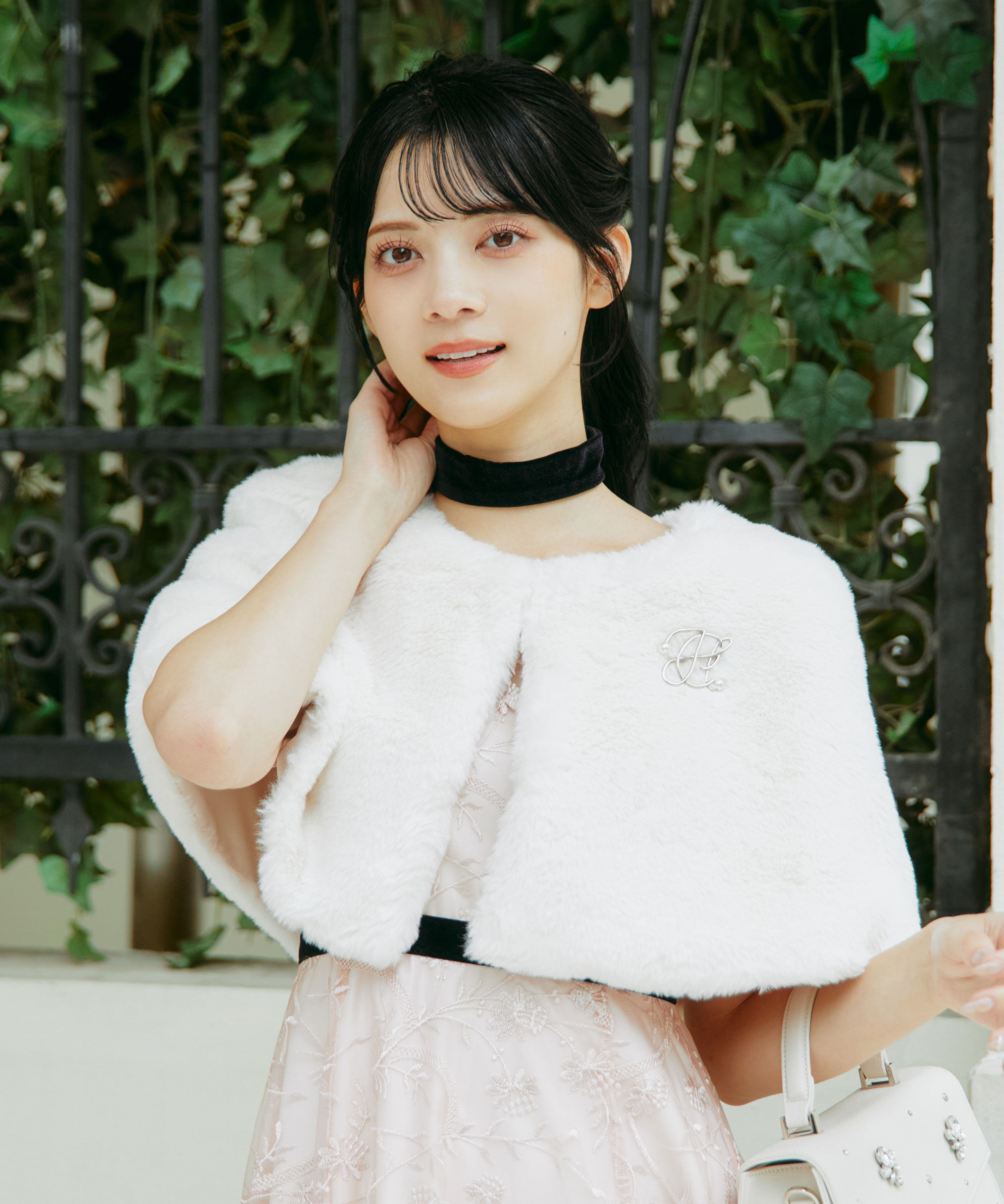  「＜ｍｉｋｕさんコラボ＞フェイクファーケープ」|その他|