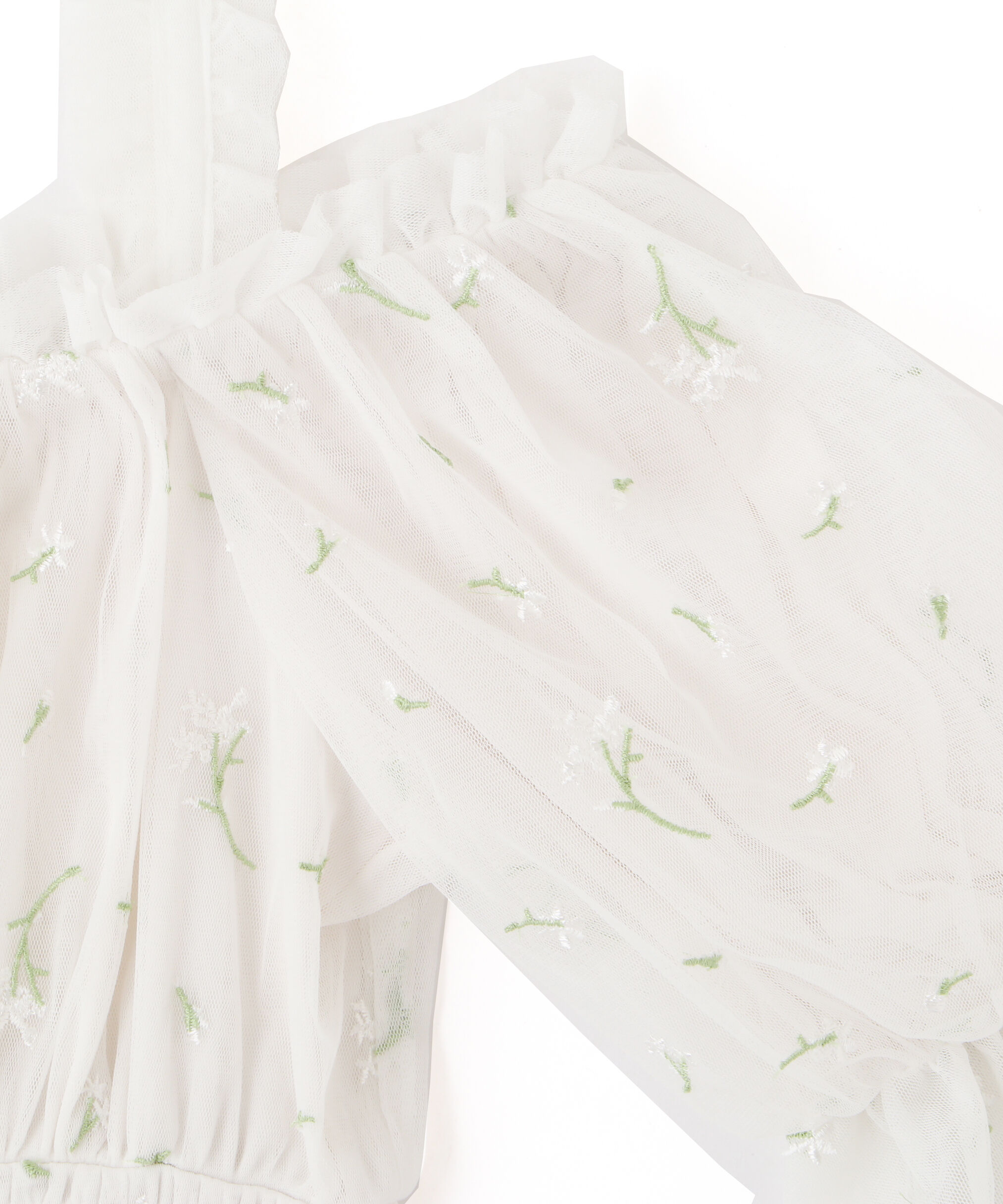  「チュールシャーリングブラウス」|シャツ・ブラウス|