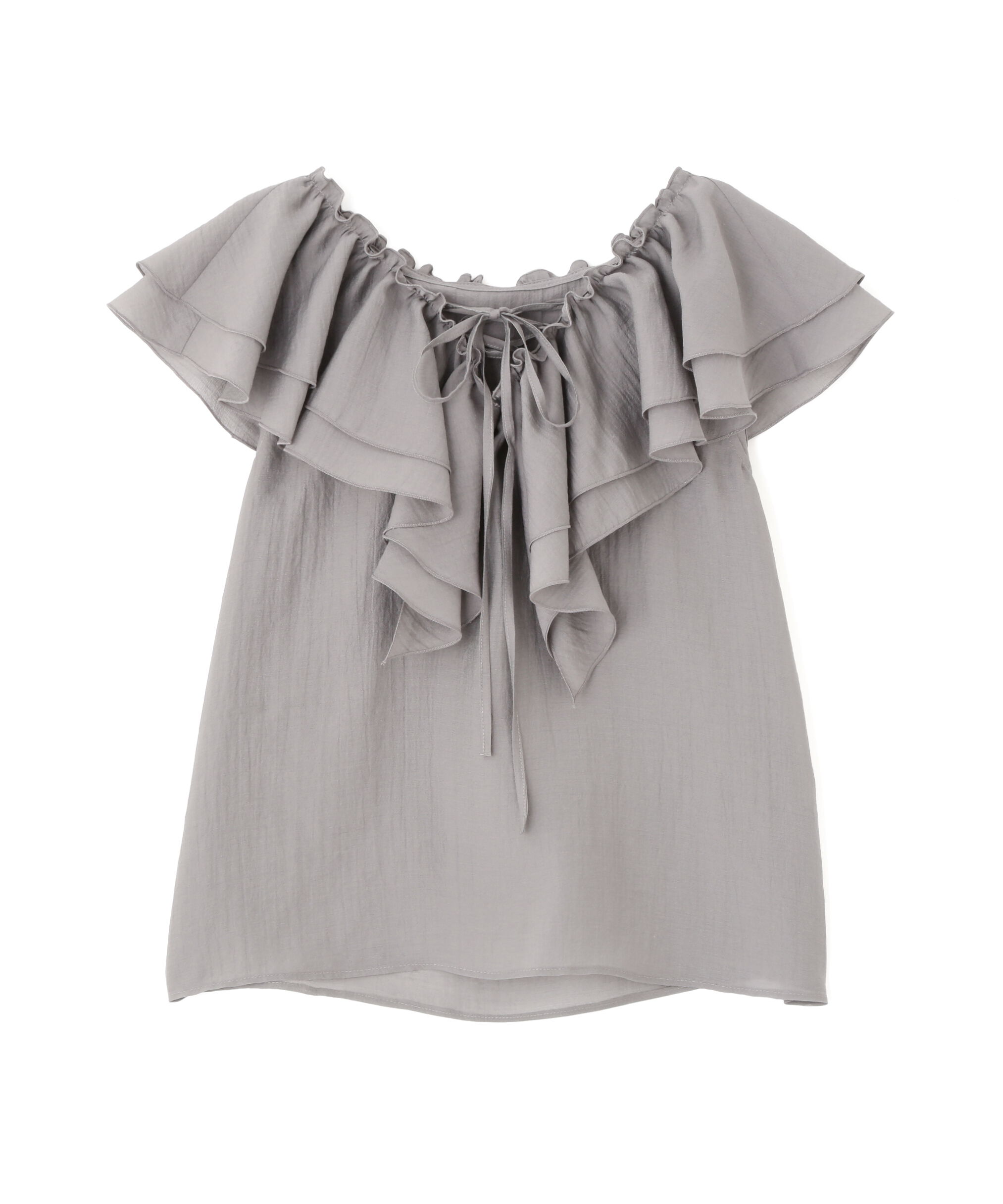 PROPORTION BODY DRESSING「フロントリボンシアーブラウス」|シャツ・ブラウス|