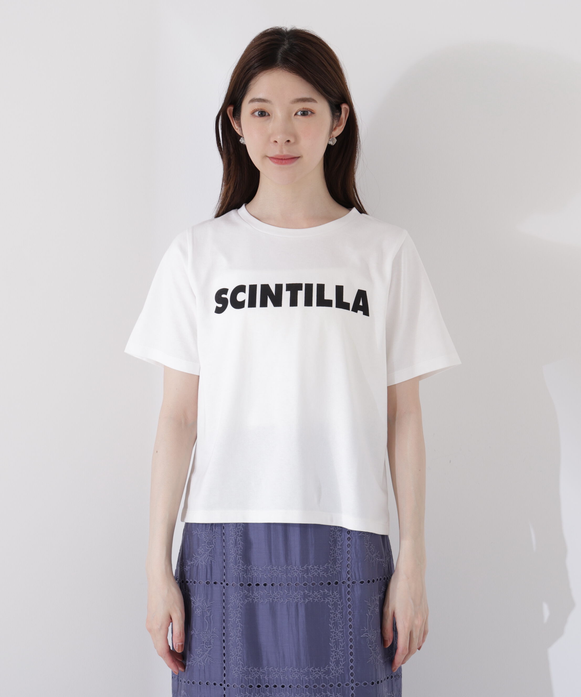 PROPORTION BODY DRESSING「＜ウォッシャブル＞ゴシックロゴTシャツ」|Tシャツ・カットソー|