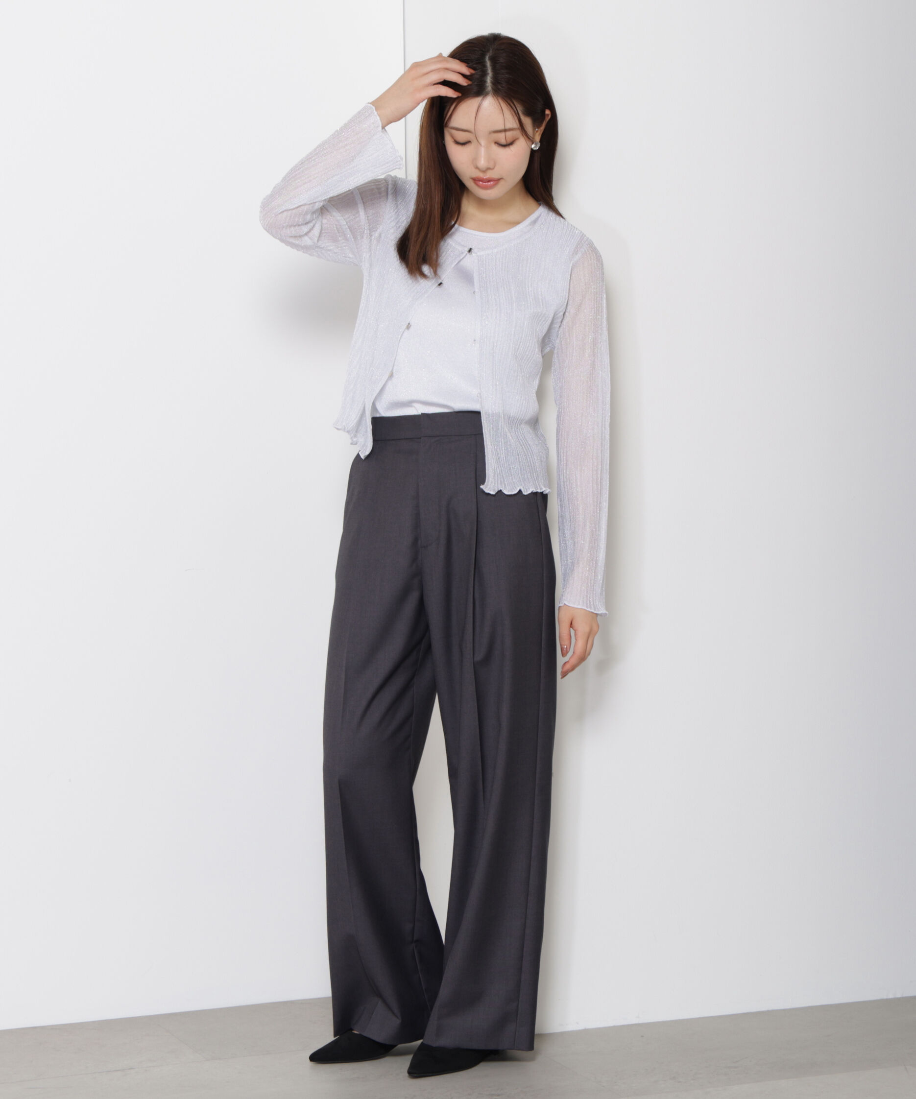 PROPORTION BODY DRESSING「＜ウォッシャブル＞イージーワイドパンツ」|その他|