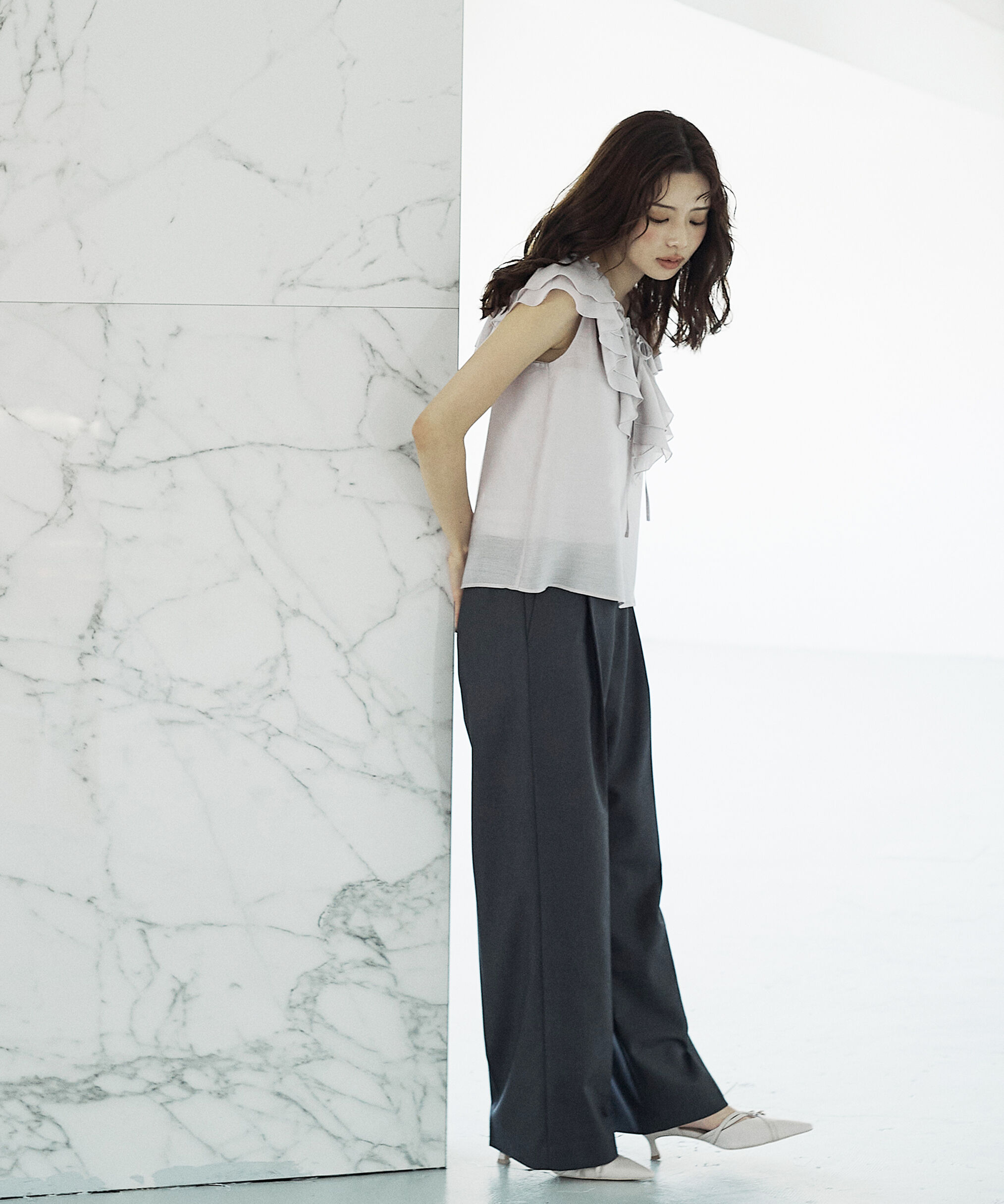 PROPORTION BODY DRESSING「＜ウォッシャブル＞イージーワイドパンツ」|その他|