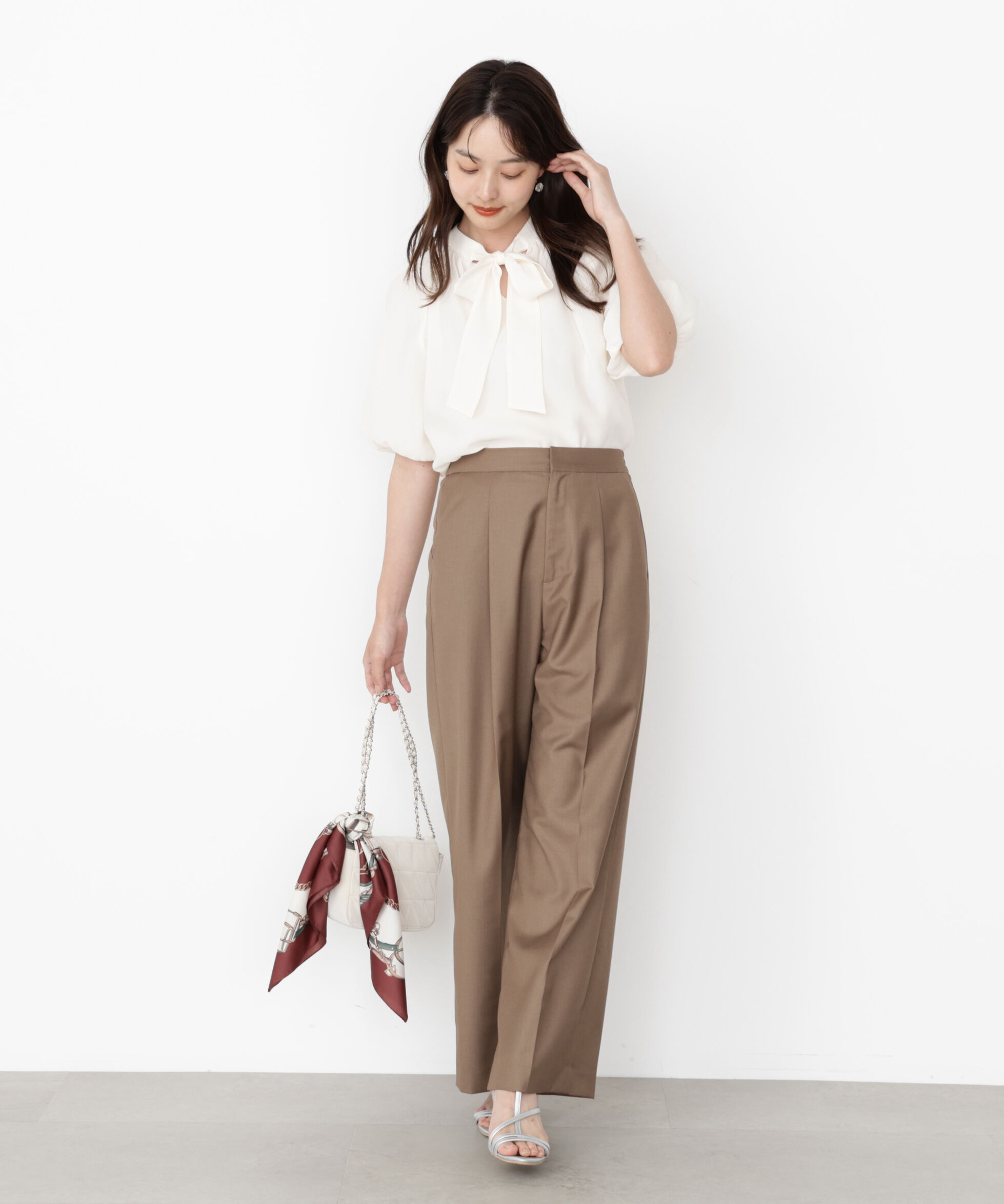 PROPORTION BODY DRESSING「＜ウォッシャブル＞イージーワイドパンツ」|その他|