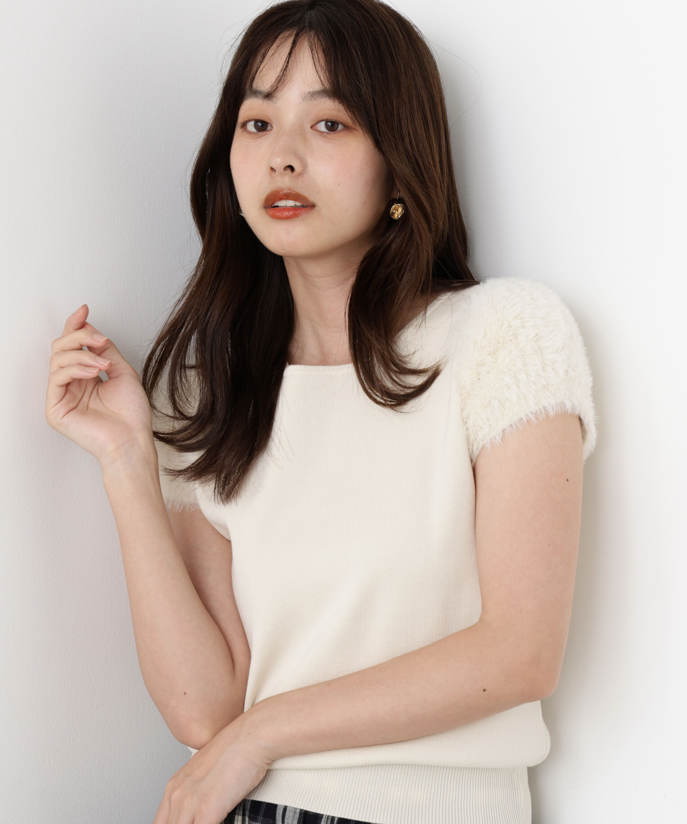 PROPORTION BODY DRESSING「＜ハンドウォッシャブル＞ドッキングスリーブニット」|ニット・セーター|