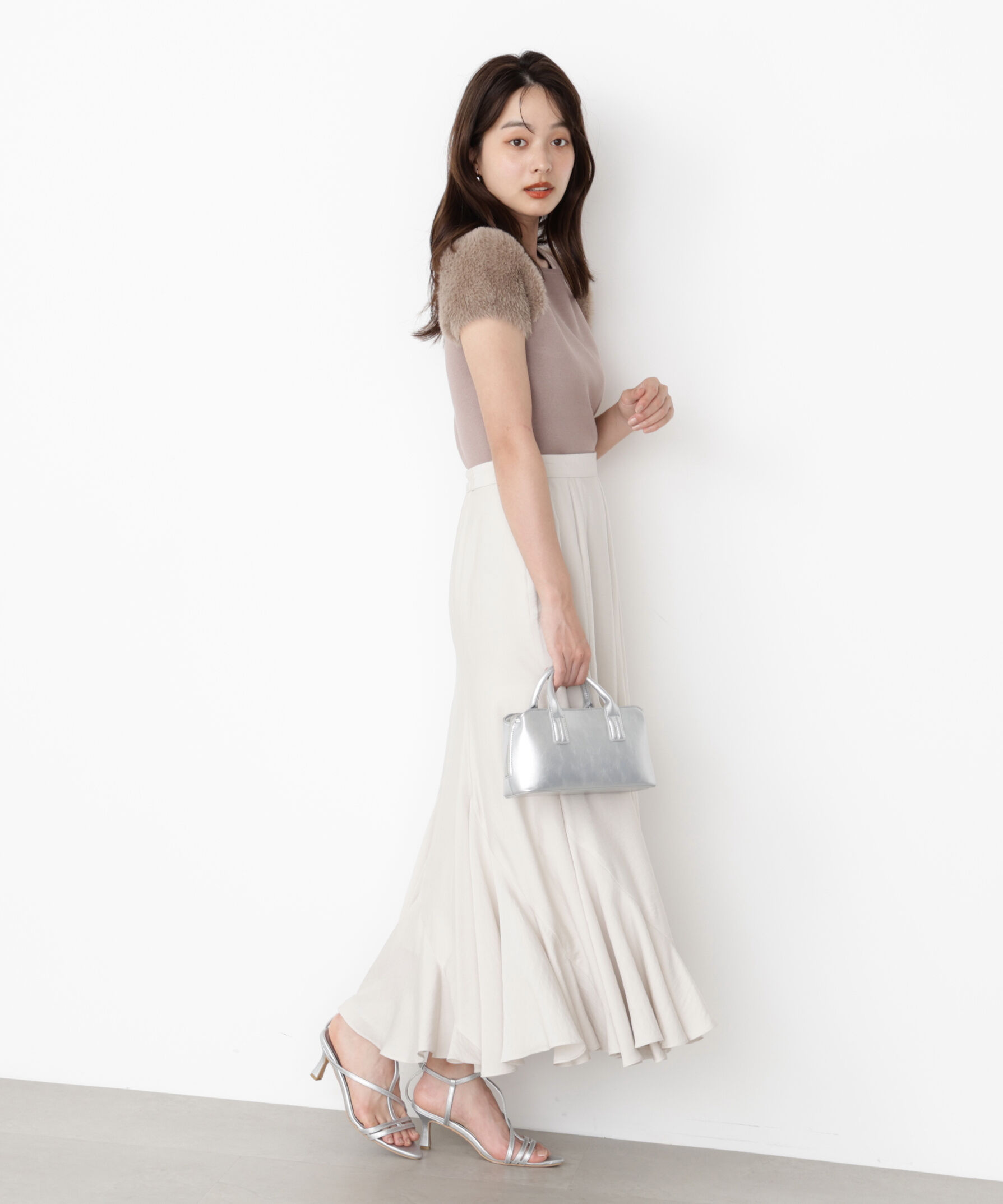 PROPORTION BODY DRESSING「＜ハンドウォッシャブル＞ドッキングスリーブニット」|ニット・セーター|