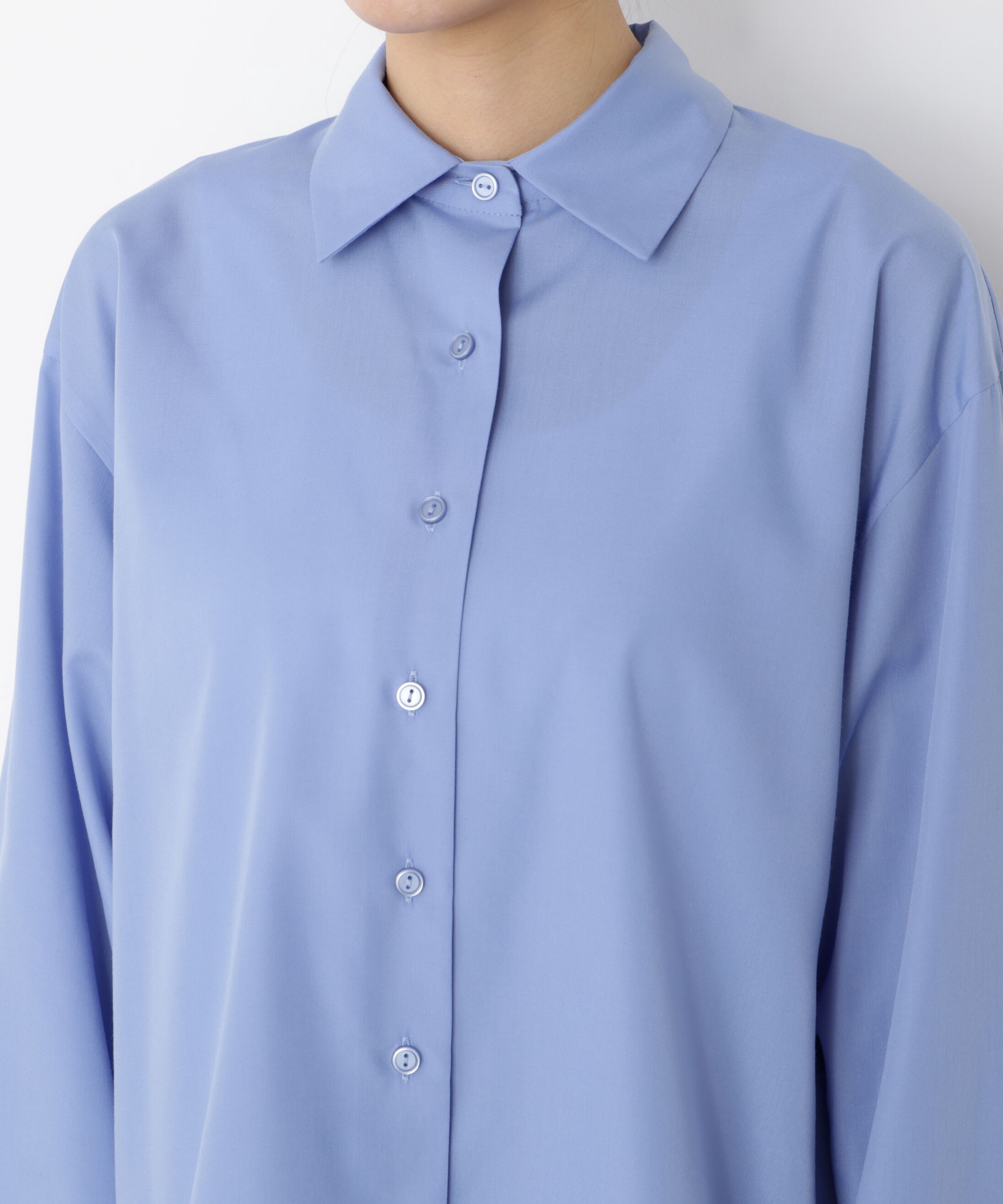 PROPORTION BODY DRESSING「＜ウォッシャブル＞バックリボンシャツ 25AW」|シャツ・ブラウス|