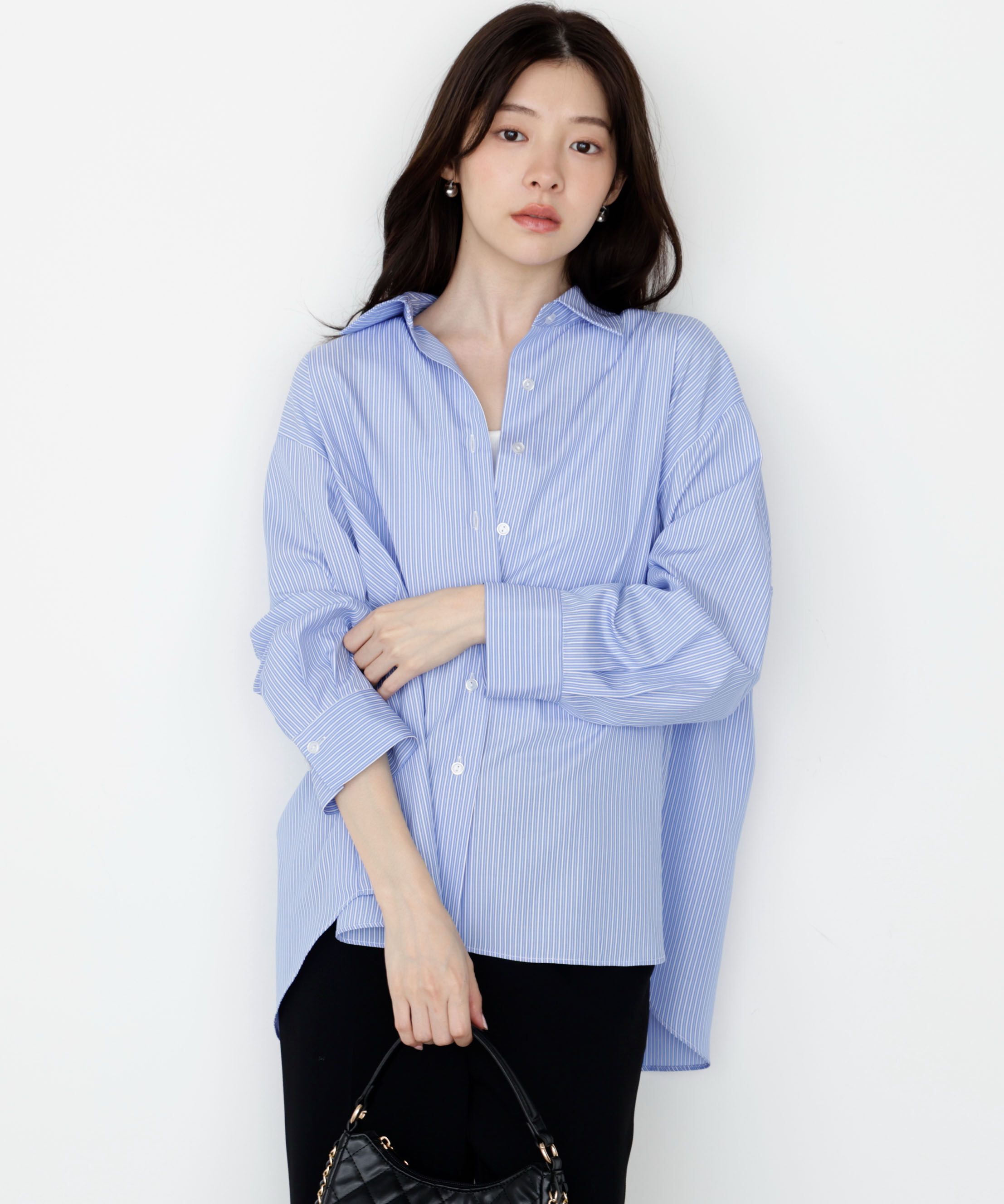 PROPORTION BODY DRESSING「＜ウォッシャブル＞バックリボンシャツ 25AW」|シャツ・ブラウス|ブルーストラ 1