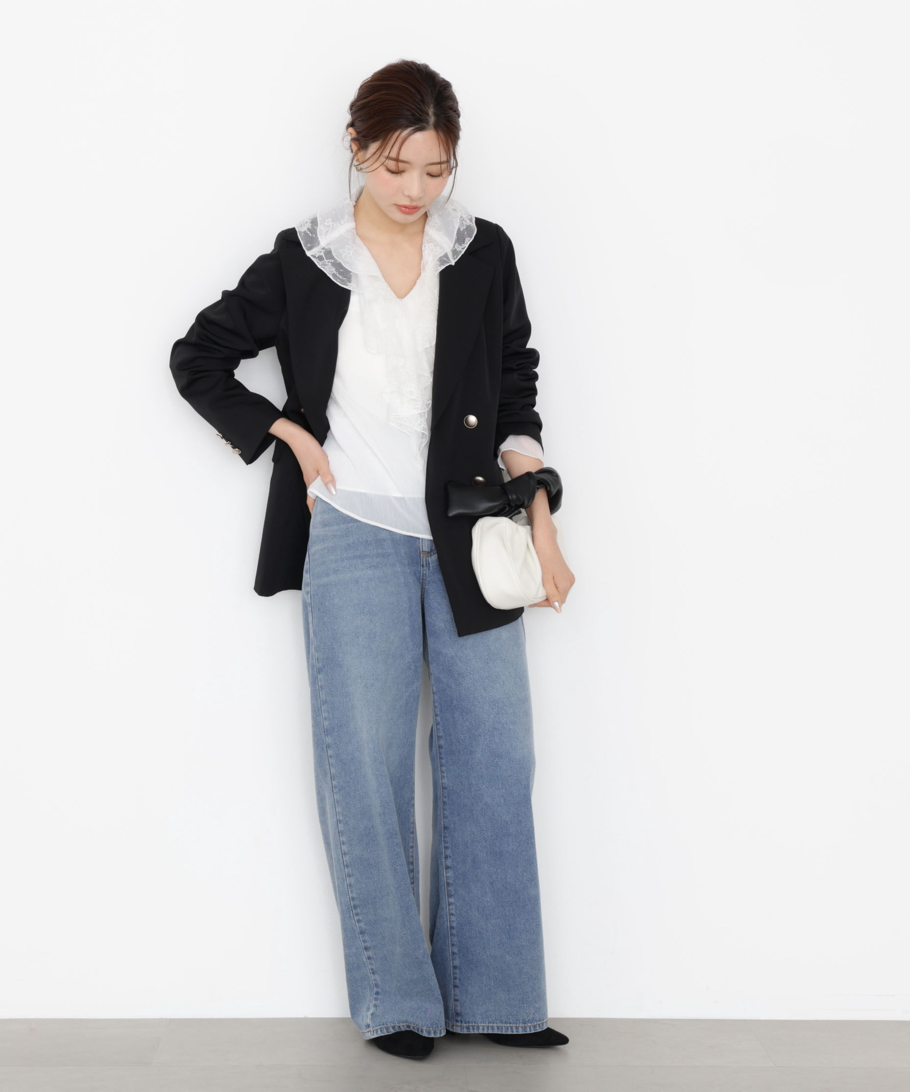 PROPORTION BODY DRESSING「ゴールド釦ダブルブレストジャケット 25AW」|その他|