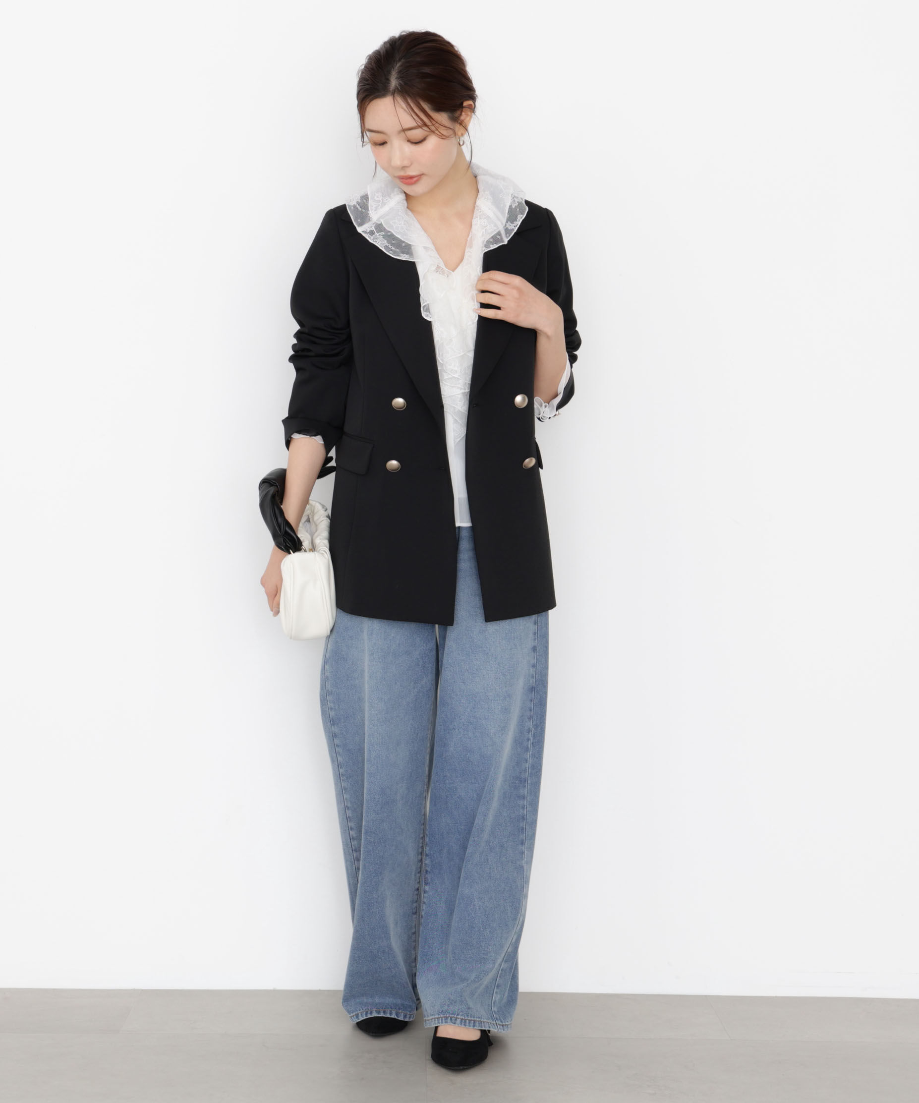 PROPORTION BODY DRESSING「ゴールド釦ダブルブレストジャケット 25AW」|その他|