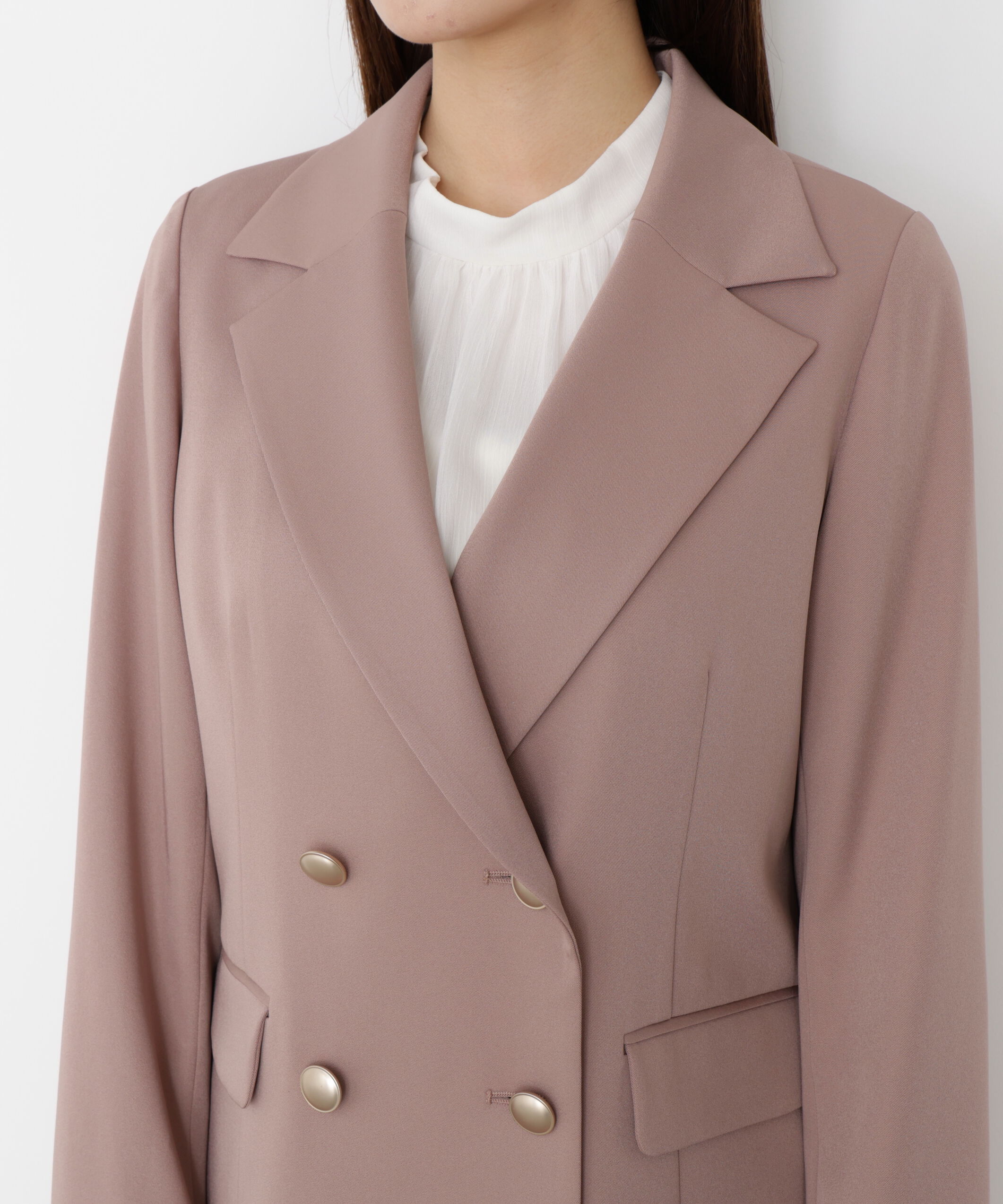 PROPORTION BODY DRESSING「ゴールド釦ダブルブレストジャケット 25AW」|その他|