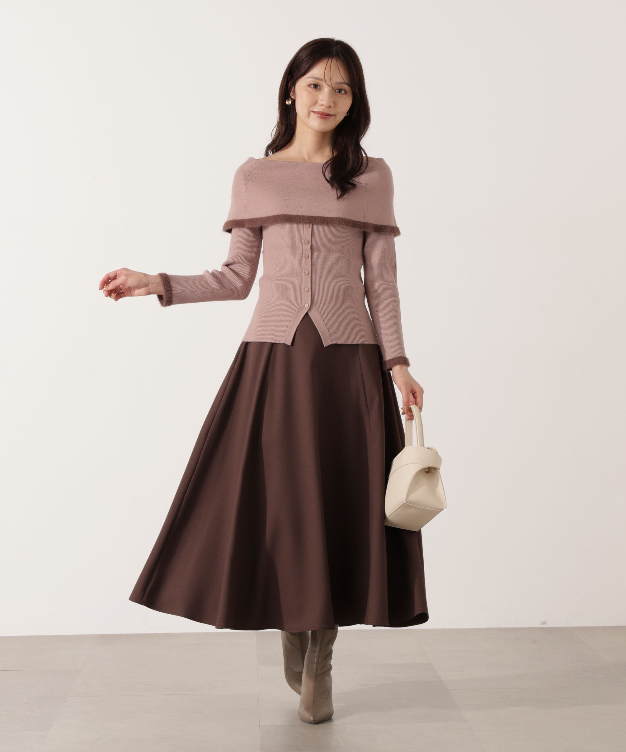 PROPORTION BODY DRESSING「＜ウォッシャブル＞ウィンターフレアースカート 25AW」|スカート|