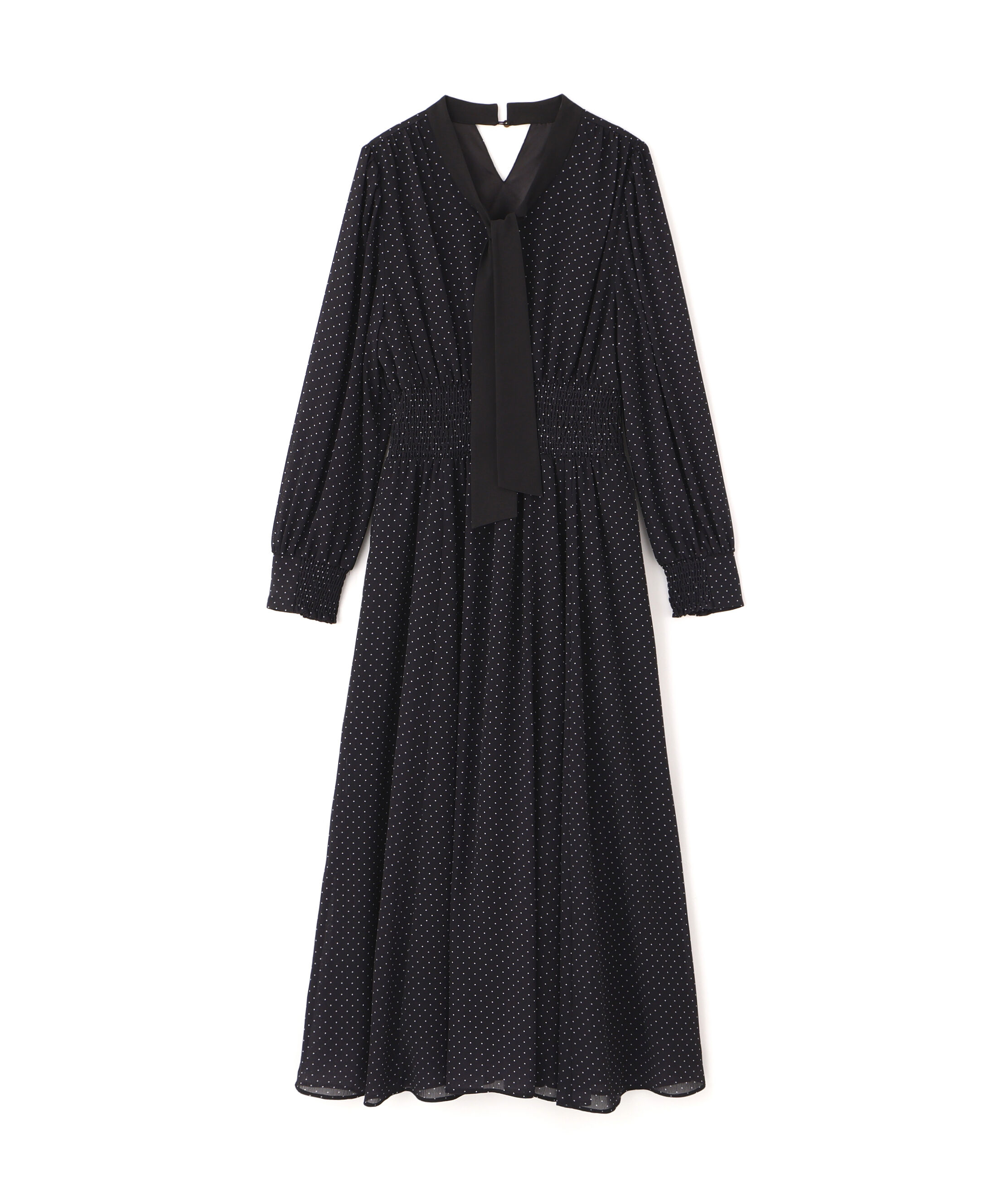 PROPORTION BODY DRESSING「タイ付きウエストシャーリングワンピース」|ワンピース|