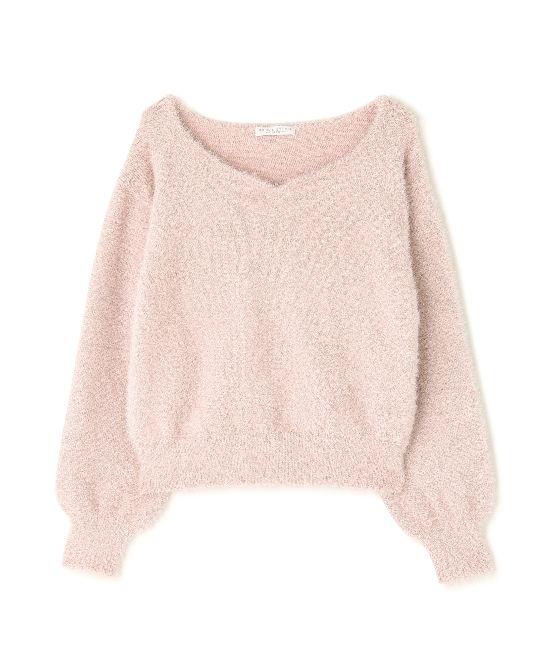 PROPORTION BODY DRESSING「ミニシャギーハートネックニット 25AW」|ニット・セーター|