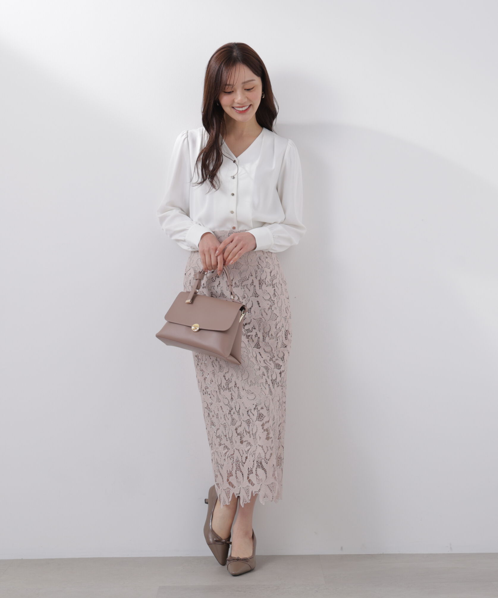 PROPORTION BODY DRESSING「キラ釦タックブラウス　26SS」|シャツ・ブラウス|