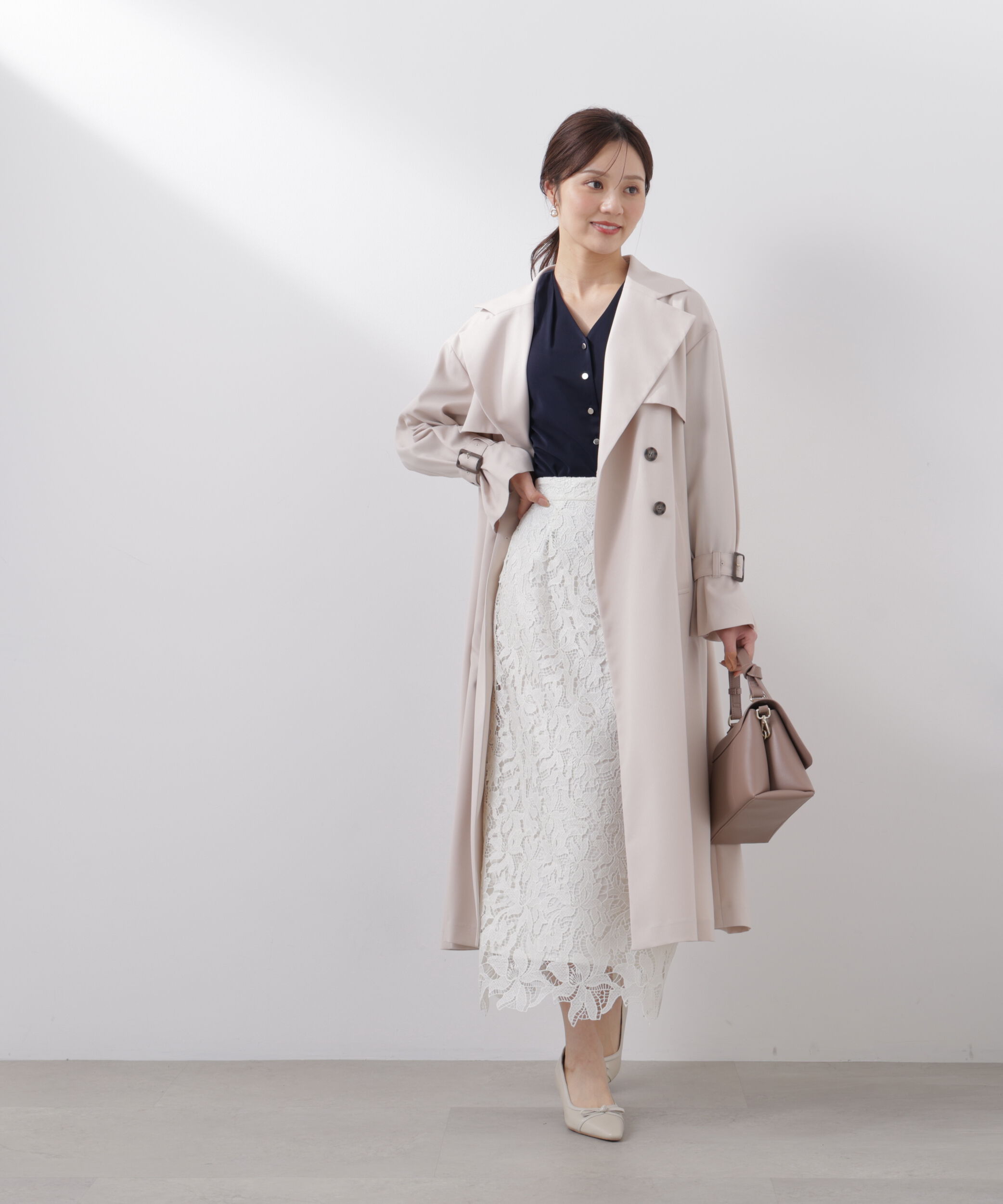 PROPORTION BODY DRESSING「キラ釦タックブラウス　26SS」|シャツ・ブラウス|