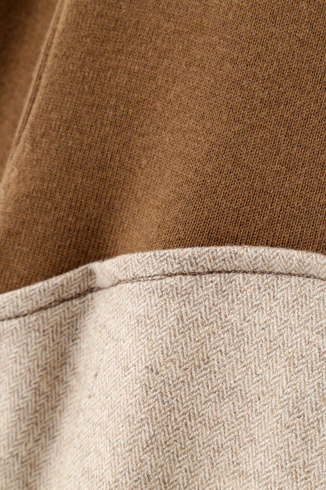  「◆ヘリンボンコンビニットプルオーバー」|ニット・セーター|