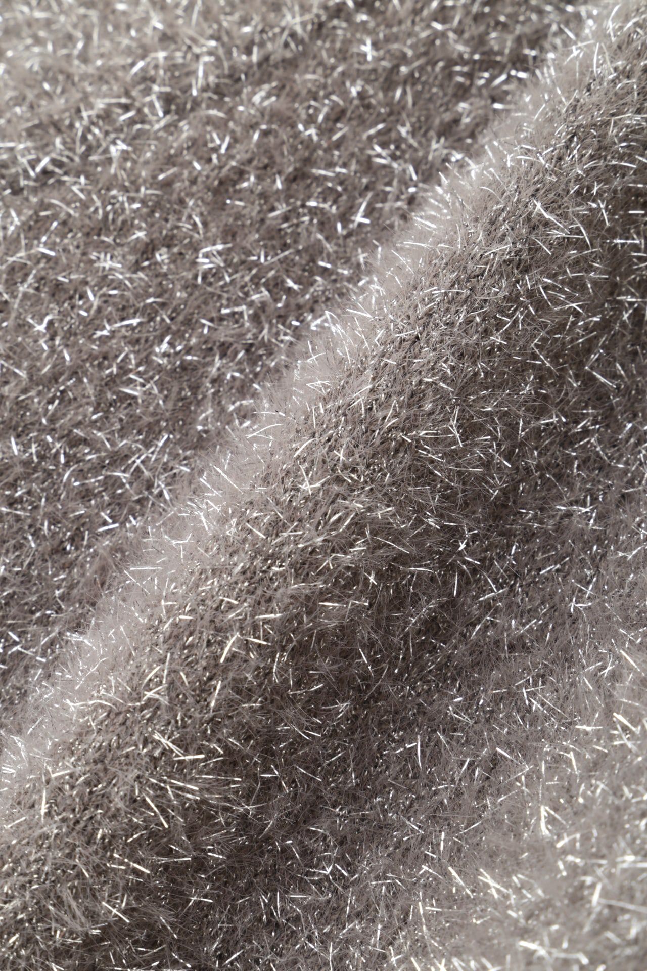  「ラメジレ付きニットワンピース」|ワンピース|