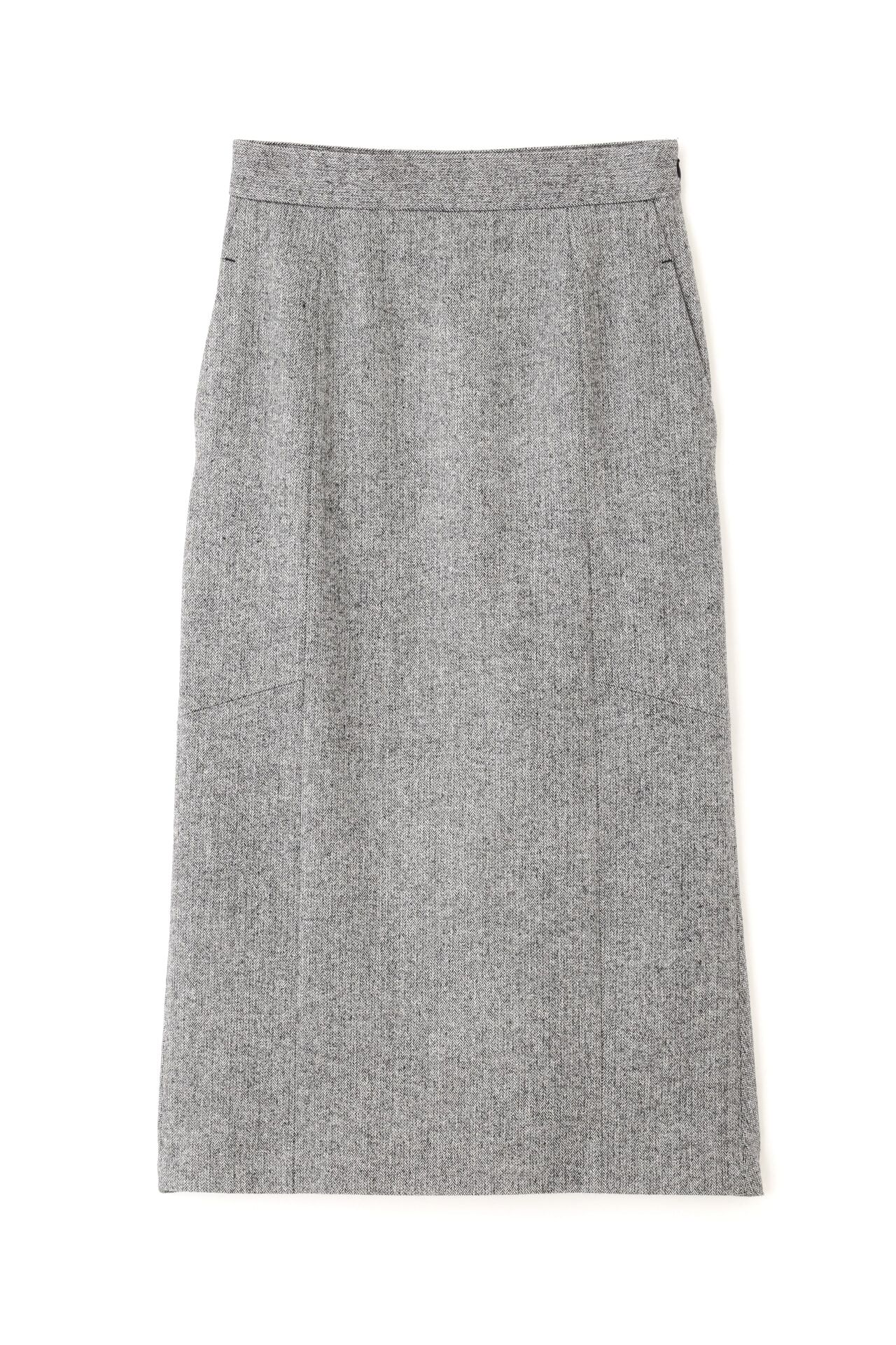  「ヘリンボンバックマーメイドスカート」|スカート|