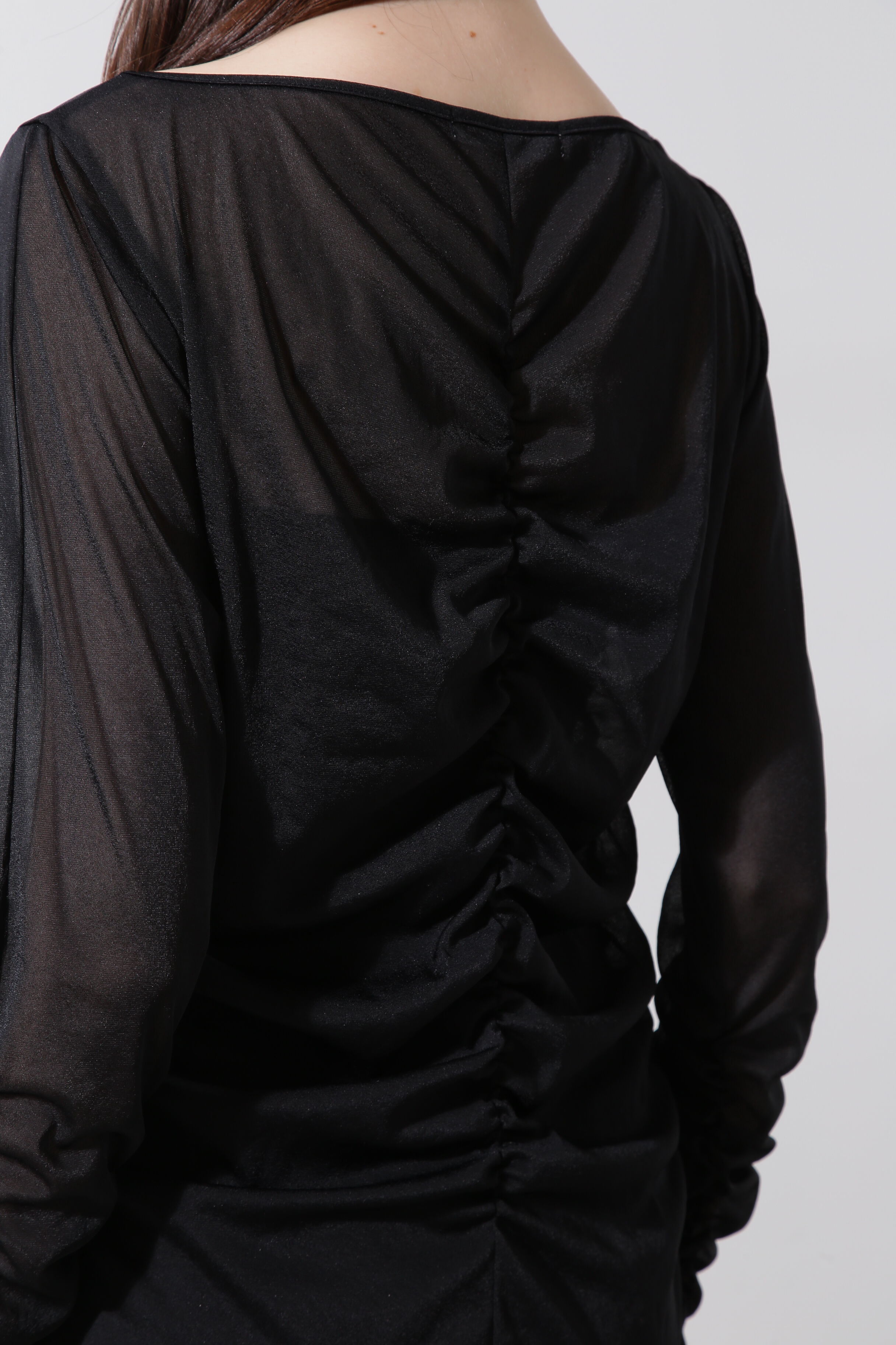  「◆シアーギャザーカットソー」|Tシャツ・カットソー|