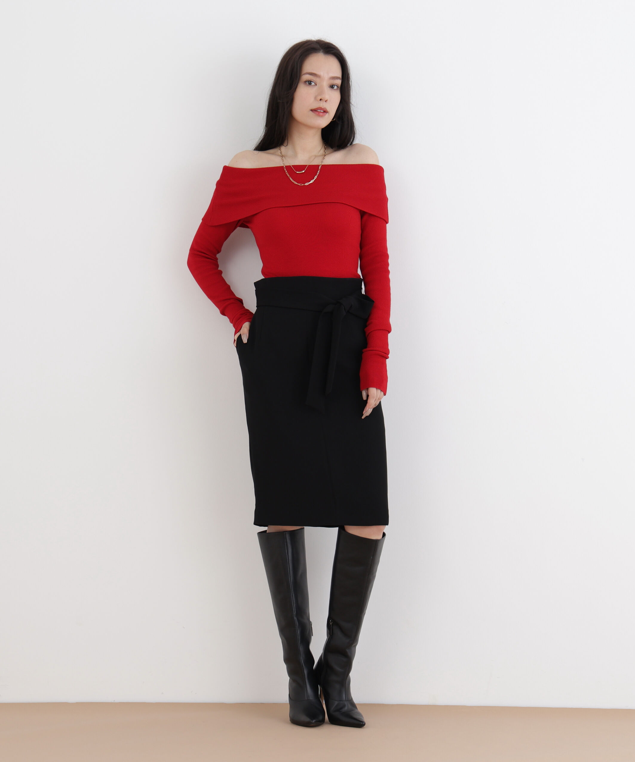  「◆２WAYベルトタイトスカート」|スカート|