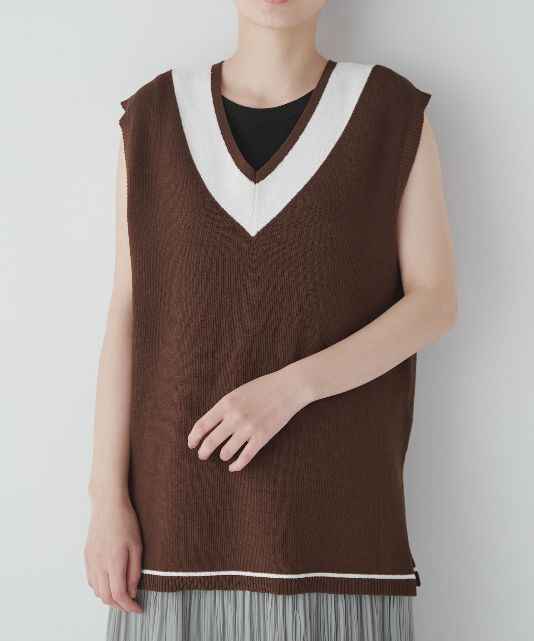  「◆バイカラーニット」|ニット・セーター|