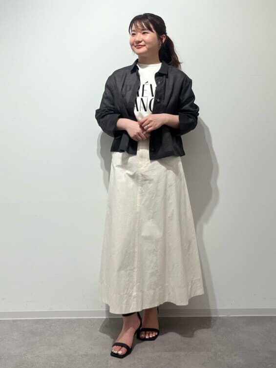  「◆近江晒フレアスカート」|スカート|