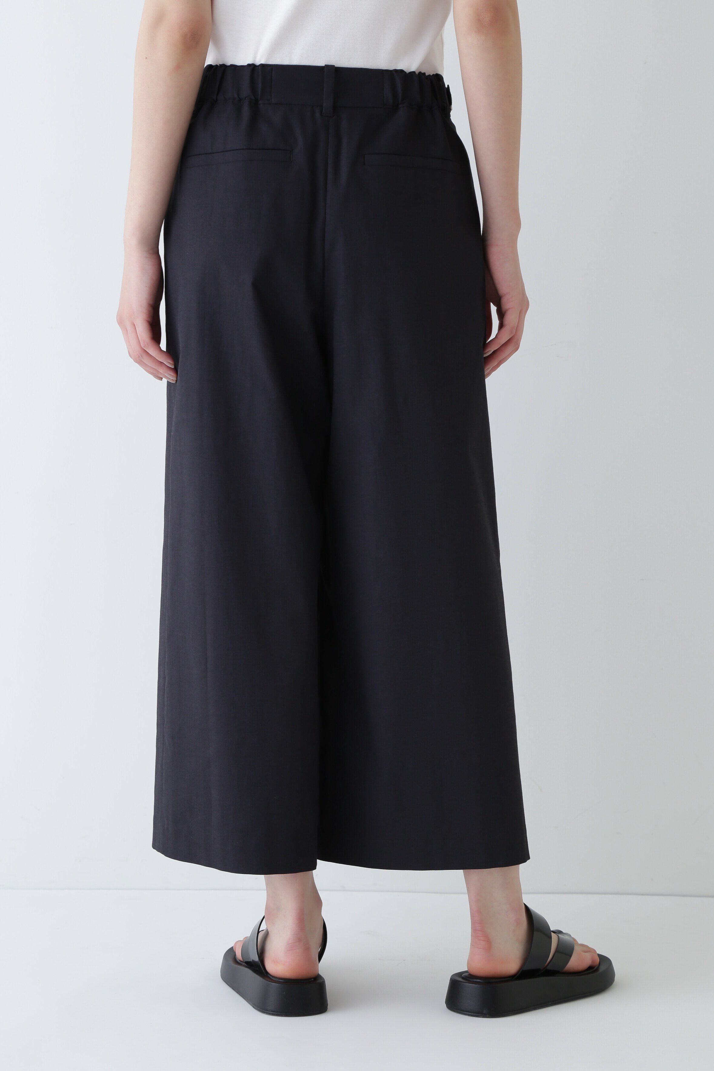  「◆クールマックス綿麻短丈ワイドパンツ」|その他|