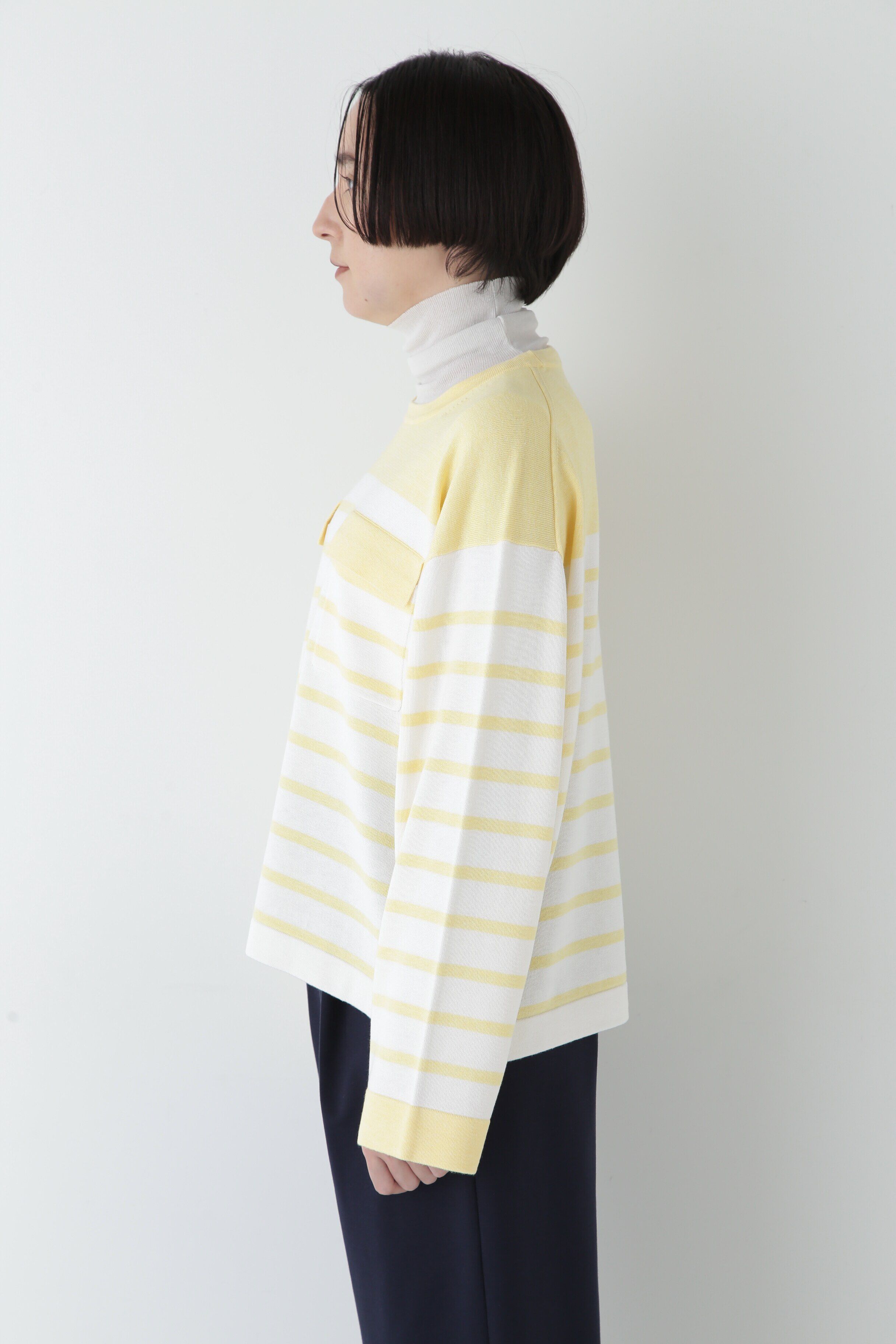  「◆【ウォッシャブル】梳毛ボーダープルオーバー」|ニット・セーター|