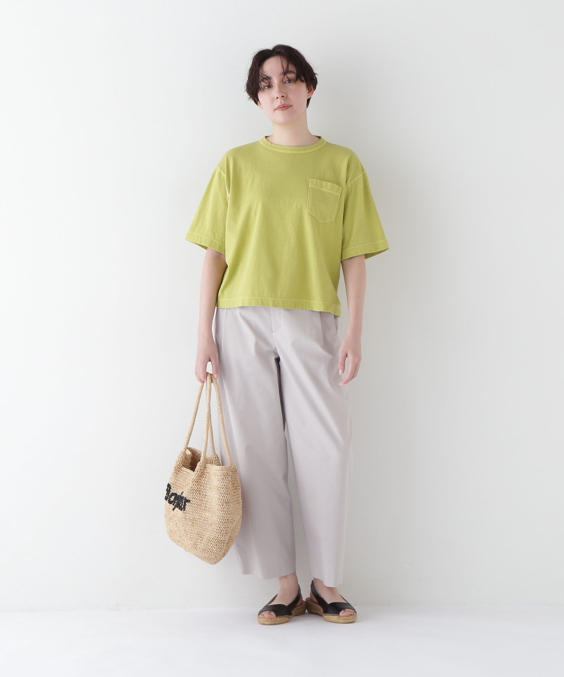  「◆ドビーストレッチワンタックセミワイドパンツ」|その他|