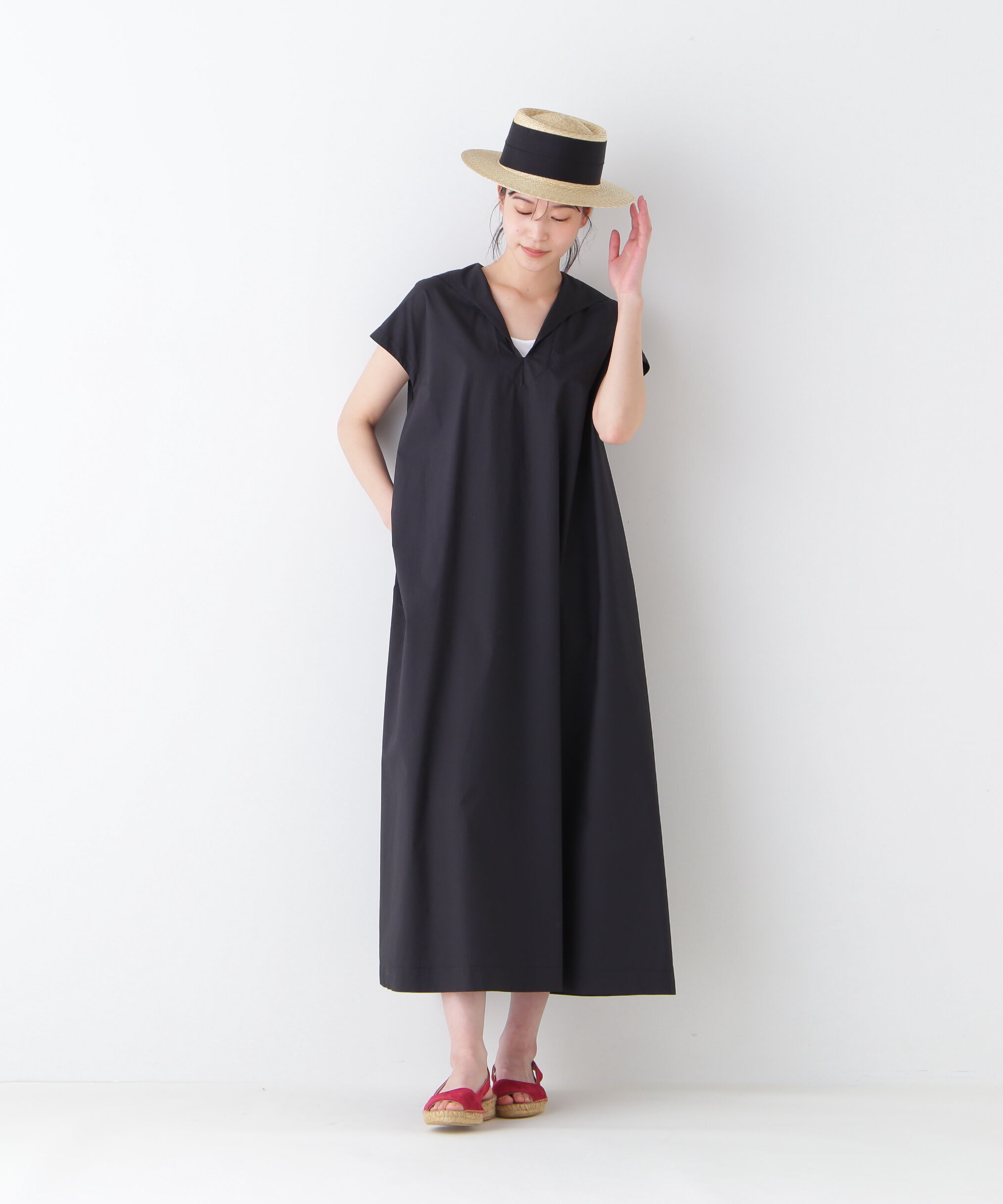  「◆タイプライター天日干しワッシャーワンピース」|ワンピース|