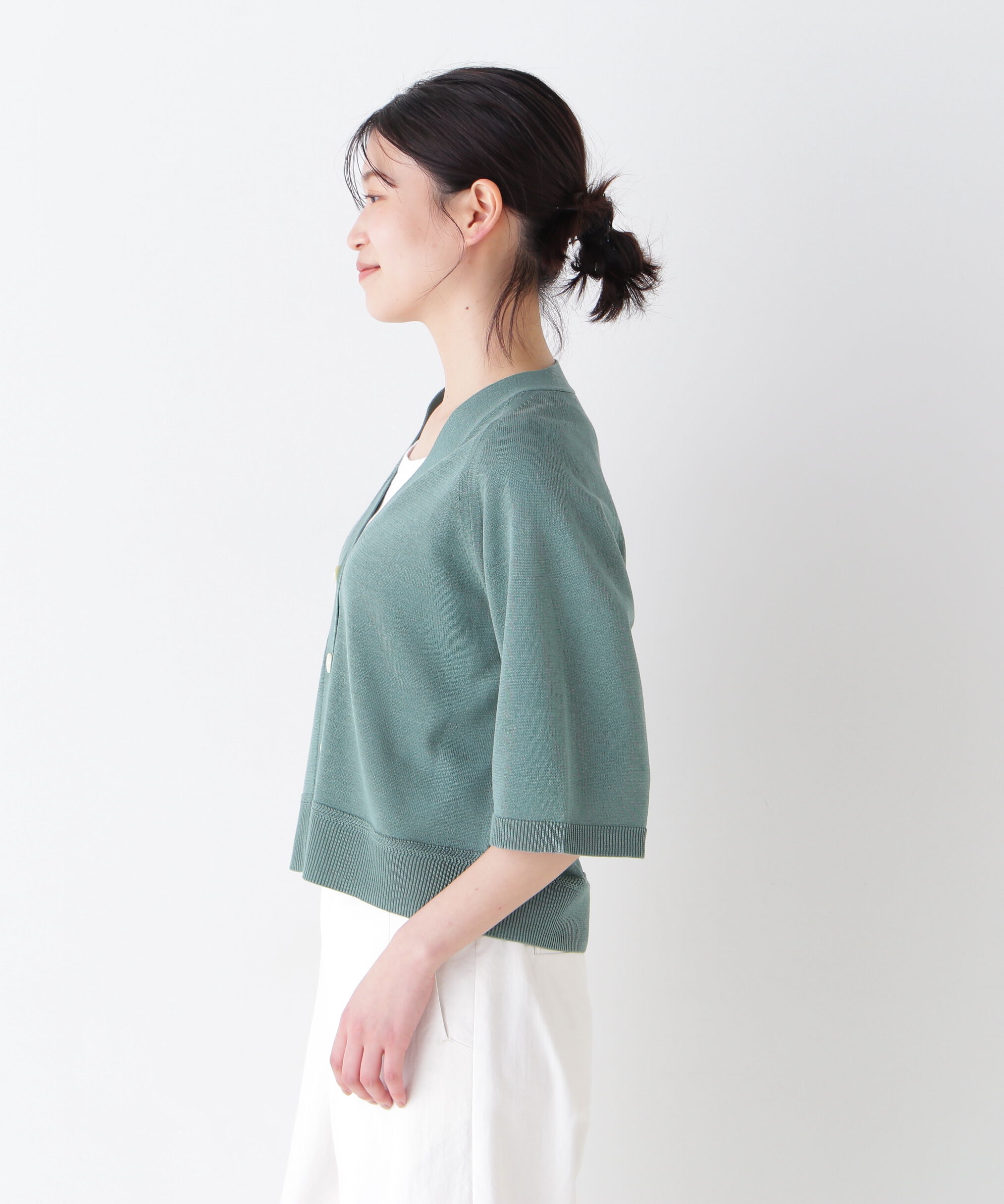  「◆ハイゲージギマラグランＶカーデ」|ニット・セーター|