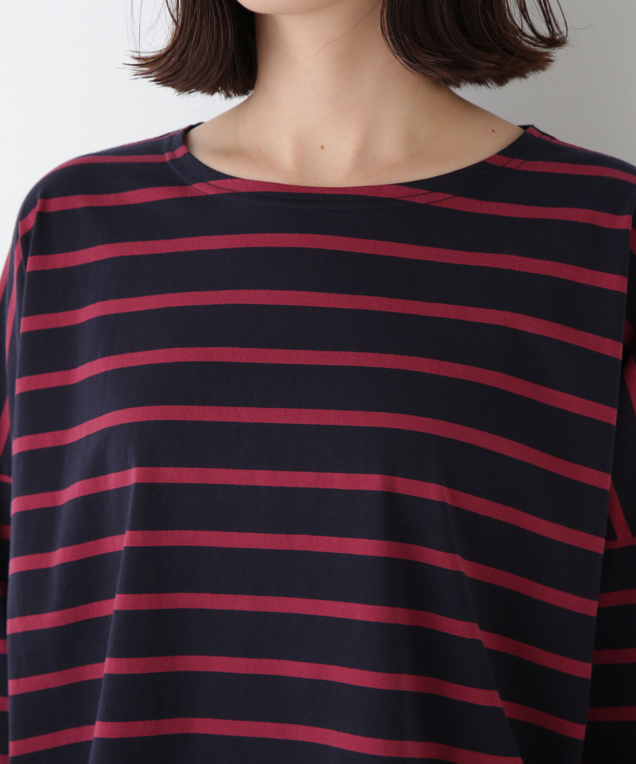  「◆７２／２サイロプレミアムハイゲージボーダー」|Tシャツ・カットソー|