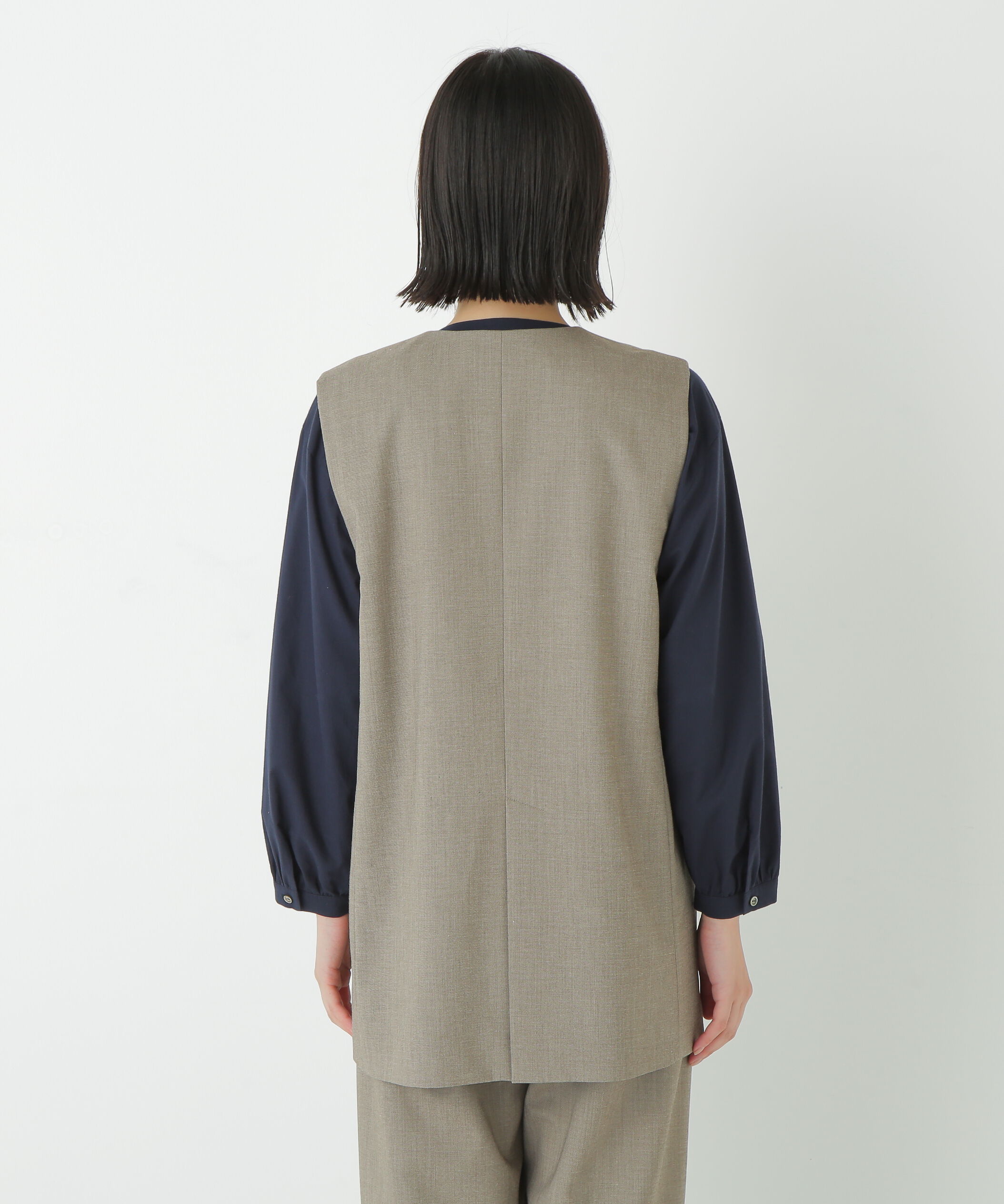  「◆強撚シャークスキンノーカラージレ」|その他|