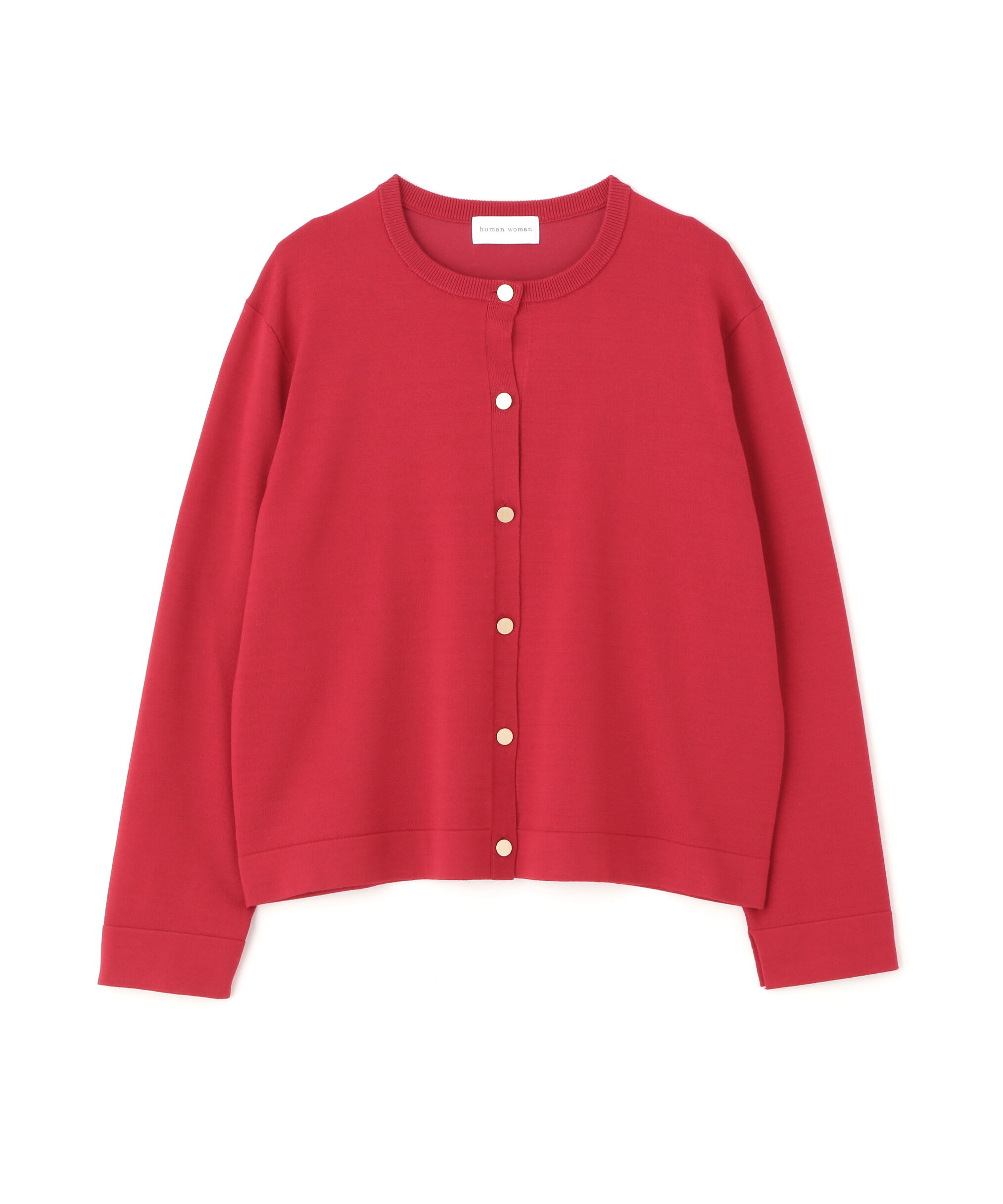  「◆レーヨン混ハイゲージクルーネックカーディガン」|ニット・セーター|