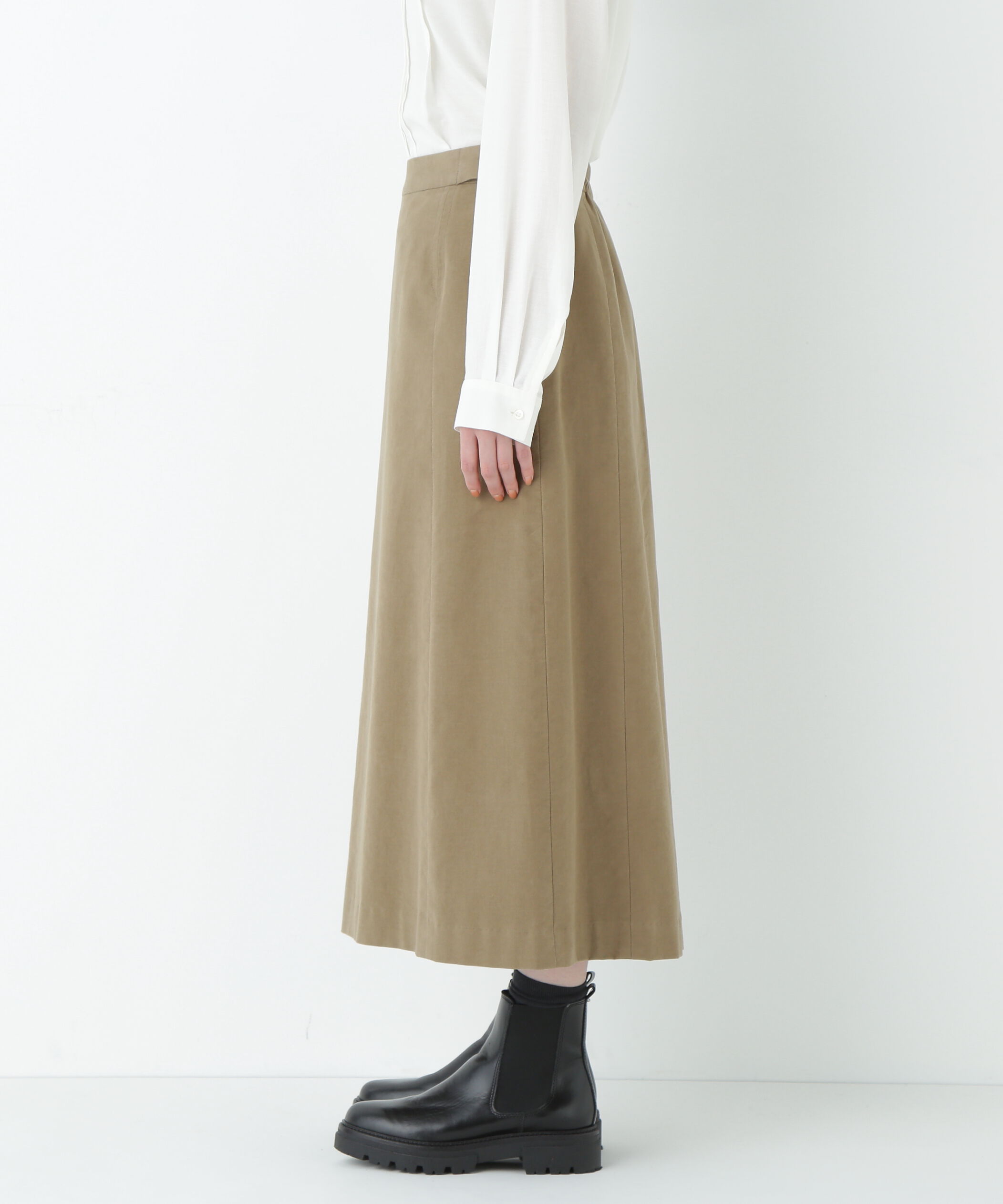 「◆ライトモールスキンＡラインスカート」|スカート|