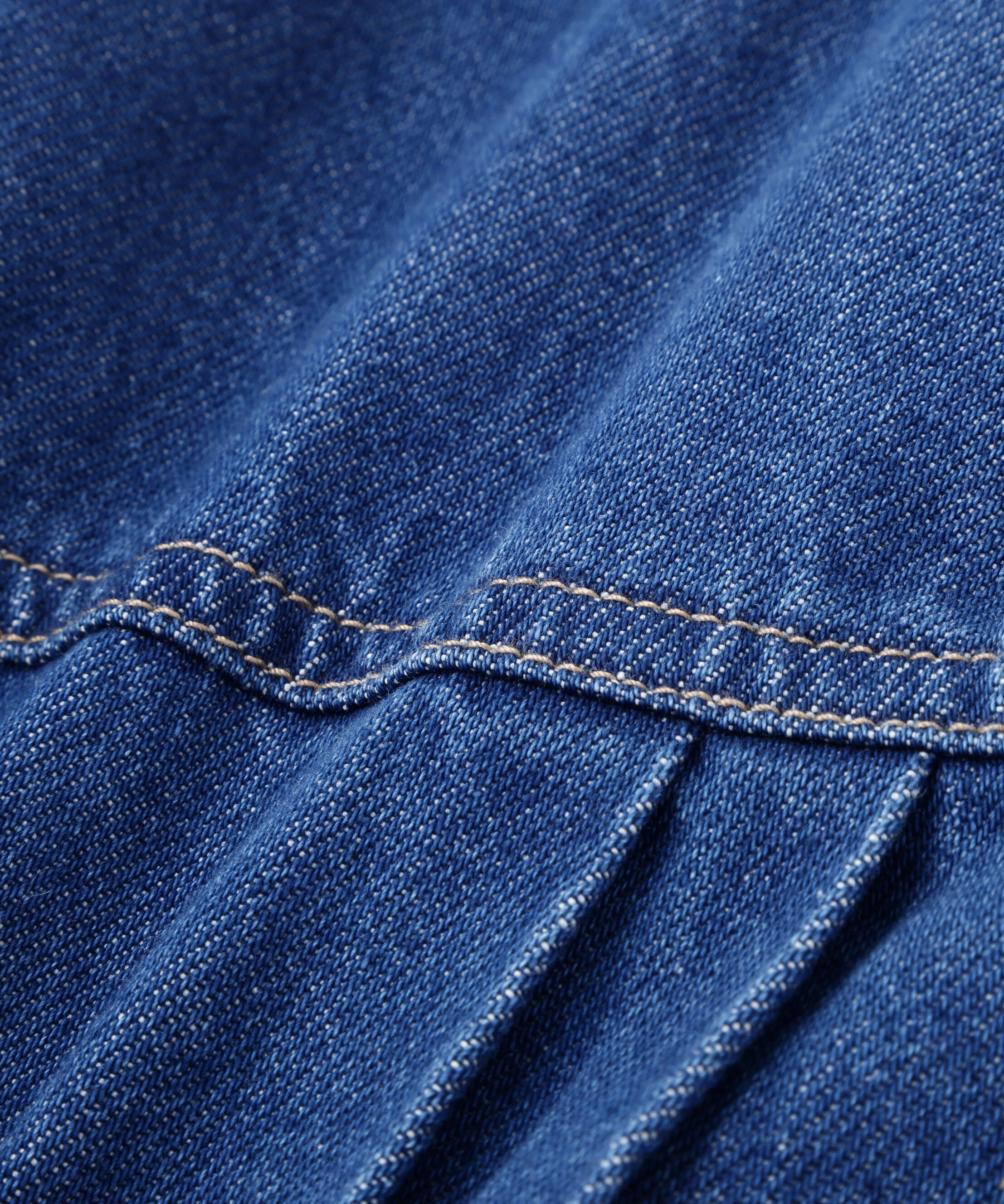  「◆《ウォッシャブル》ソフトデニムドッキングブルゾン」|ブルゾン・スタジャン|