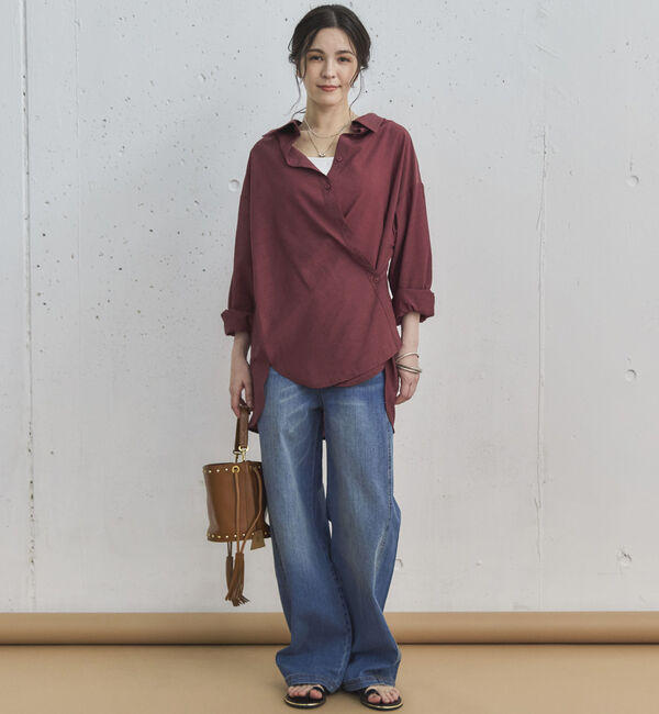 Doux archives「カシュクールシャツ」|シャツ・ブラウス|