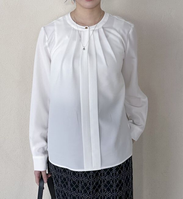 Doux archives「２ＷＡＹタックブラウス」|シャツ・ブラウス|OFF WHITE